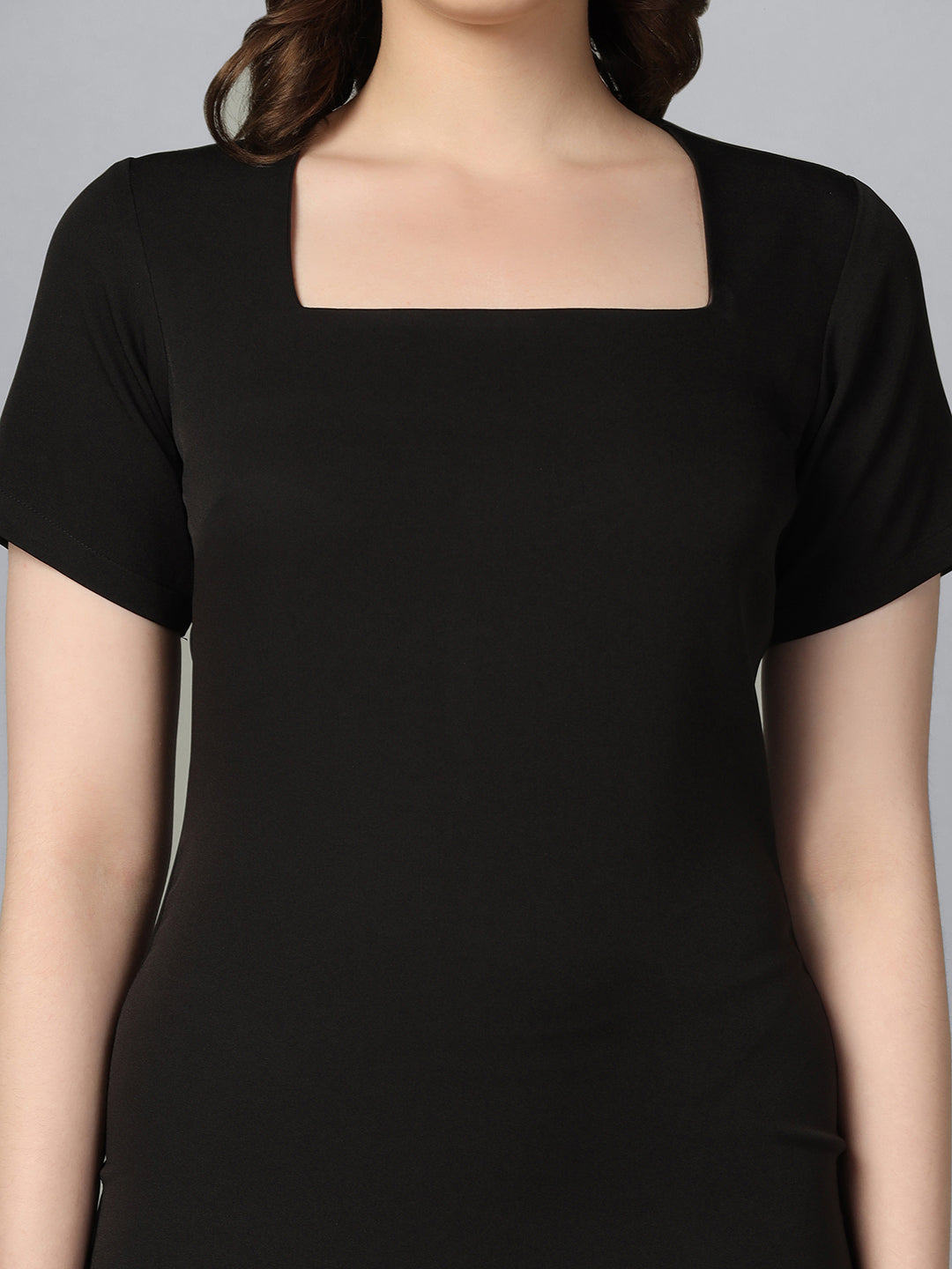 PowerSutra Stretch Pencil Dress- Black