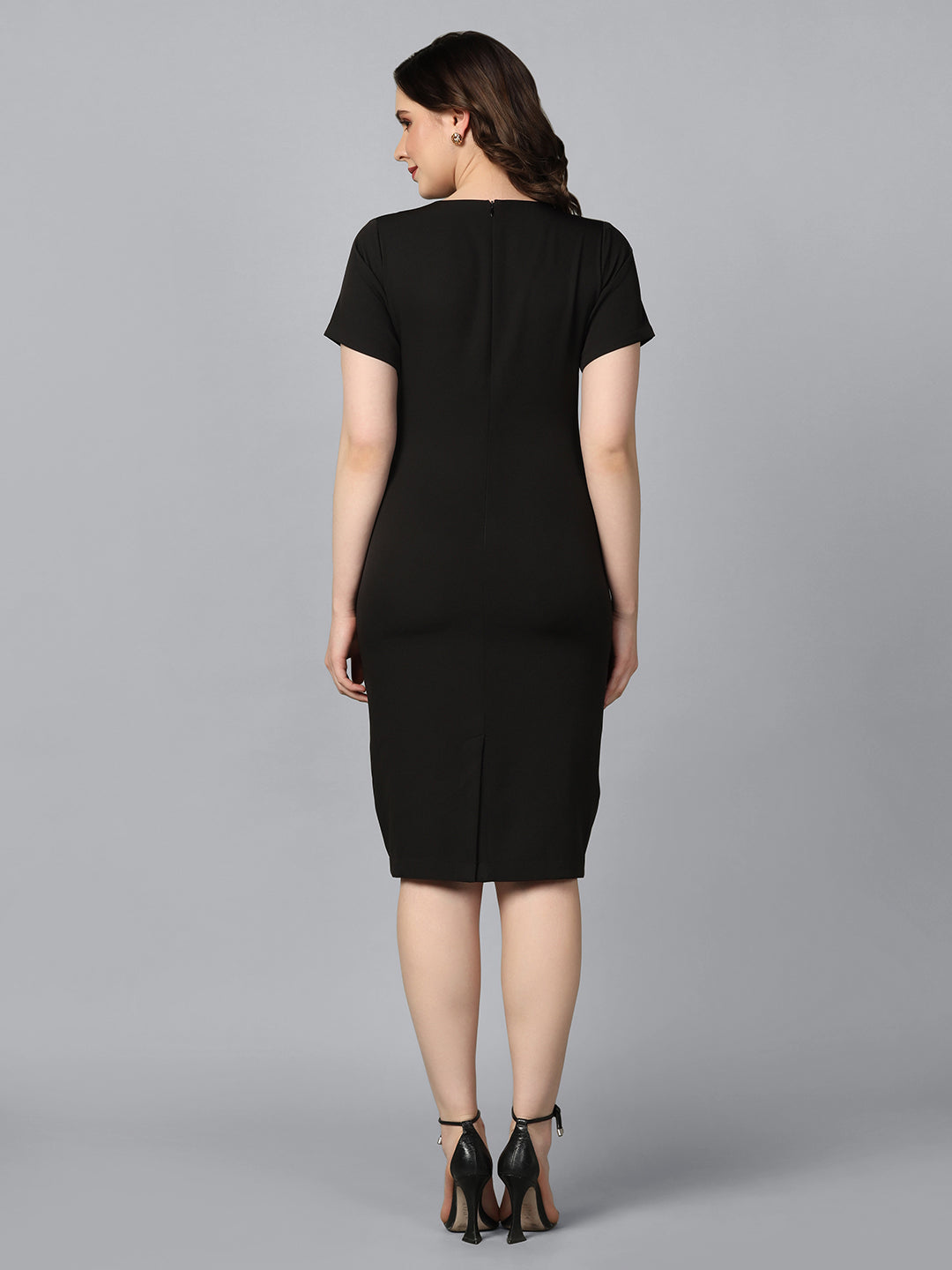 PowerSutra Stretch Pencil Dress- Black