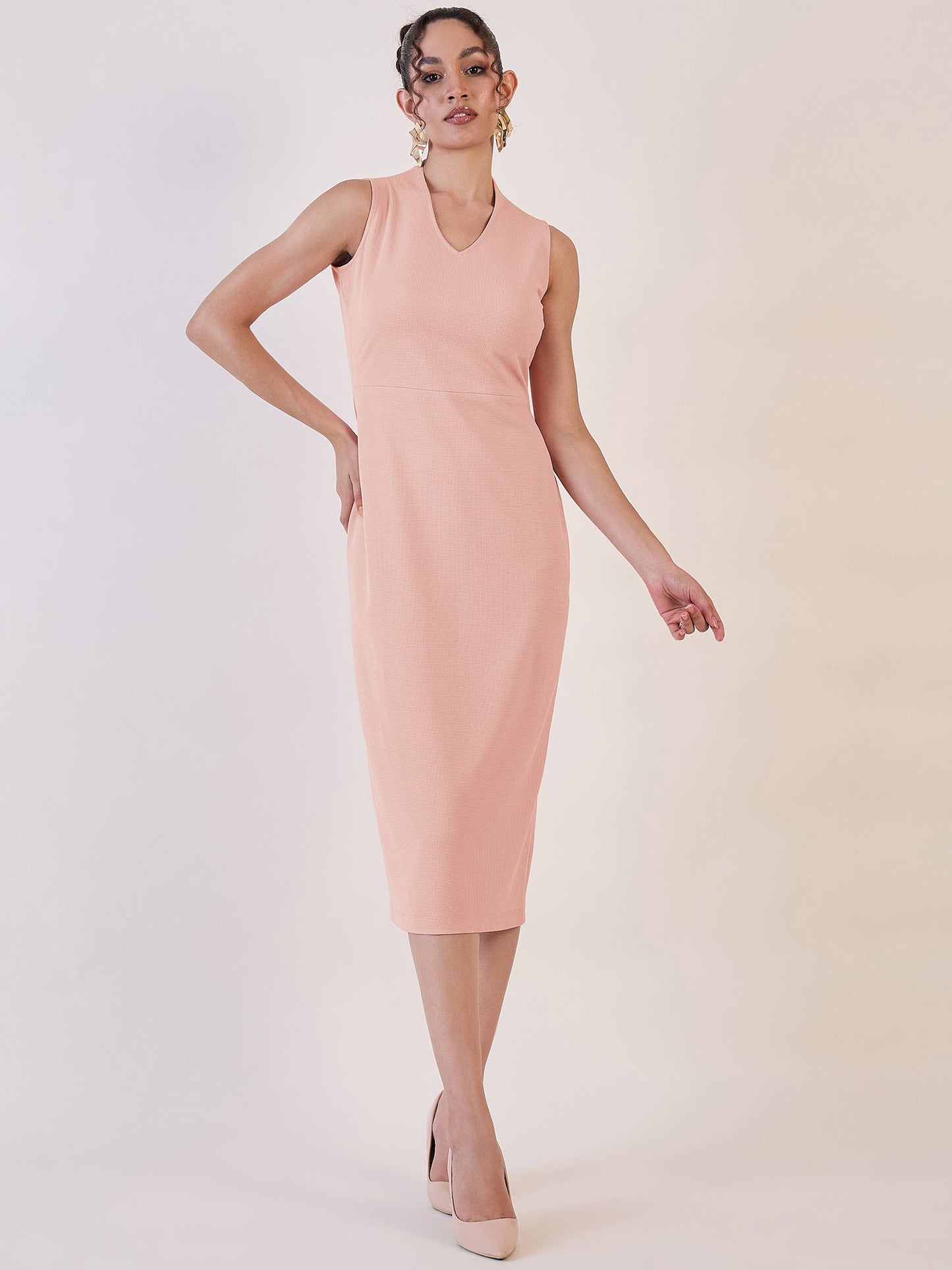 PowerSutra Pink Sheath Dress