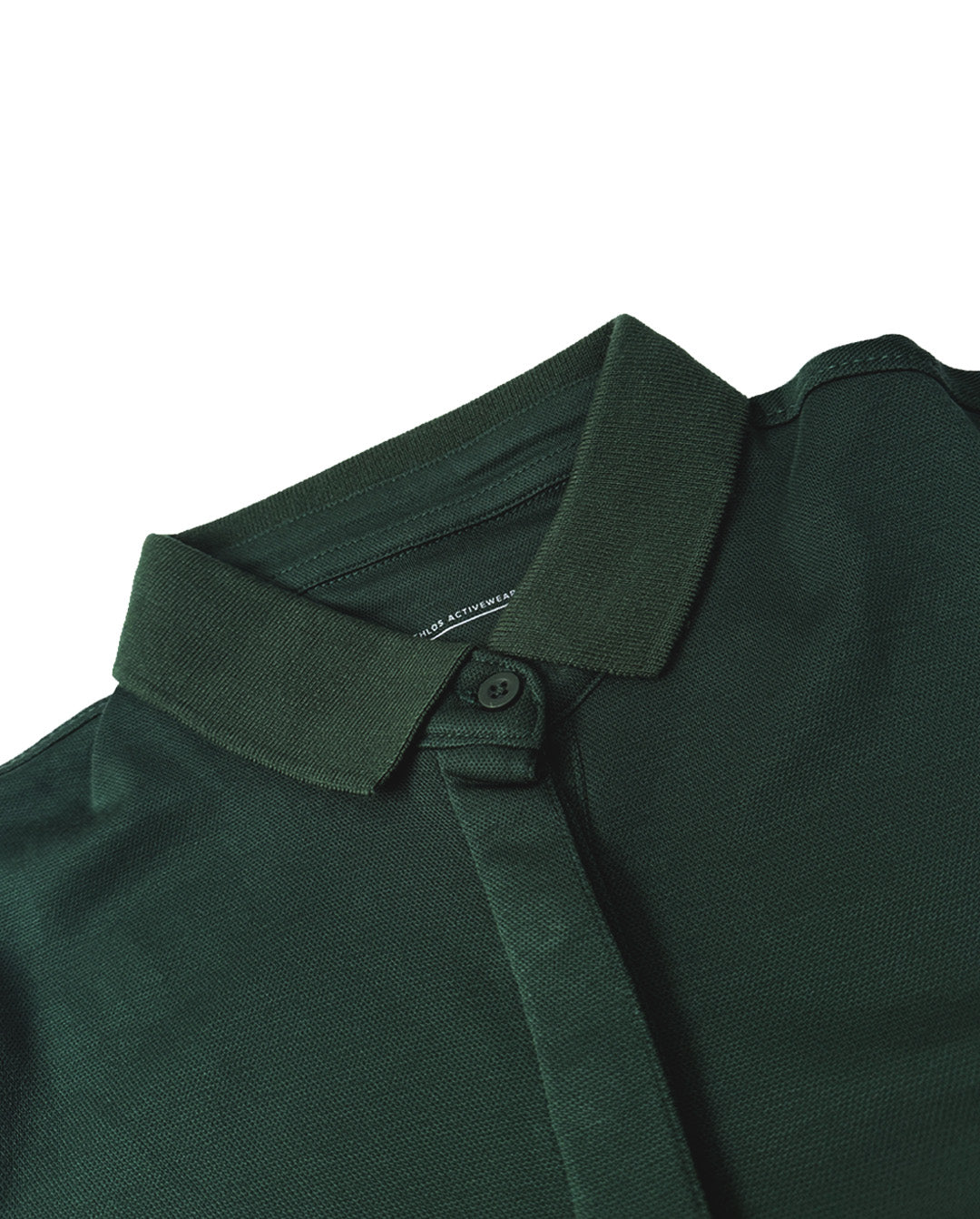 Athlos The Polo Pine Green Supima Top