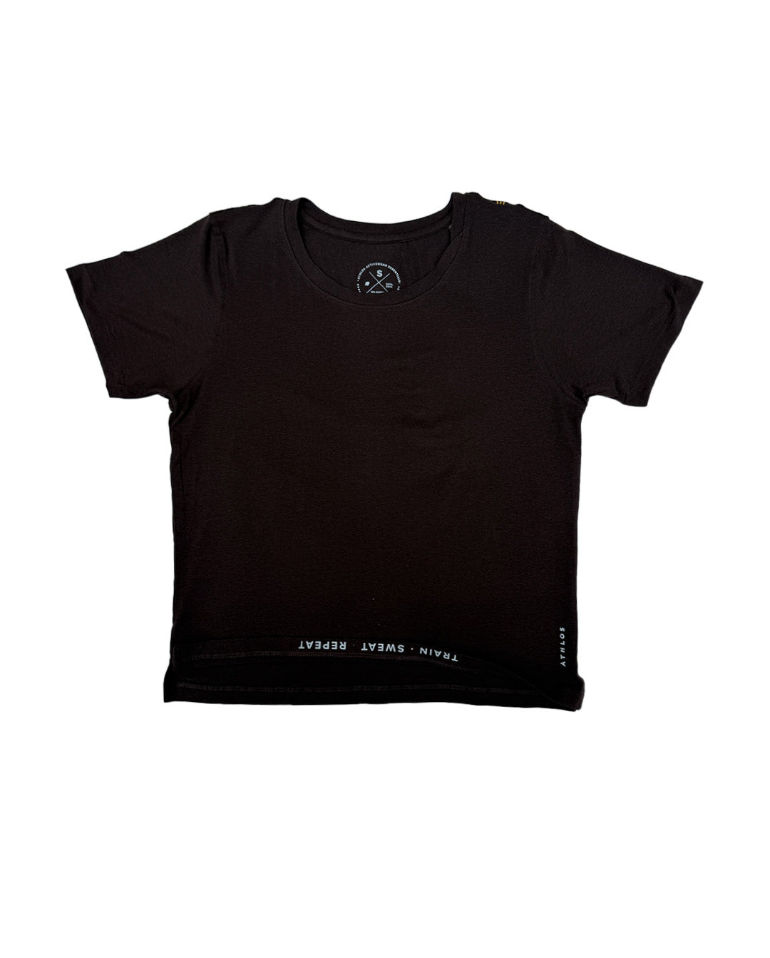 Athlos All-Day Crew Espresso Bamboo Top