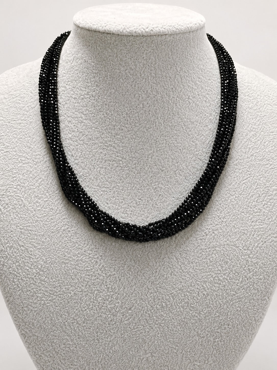 Black Multi-Strand Necklace