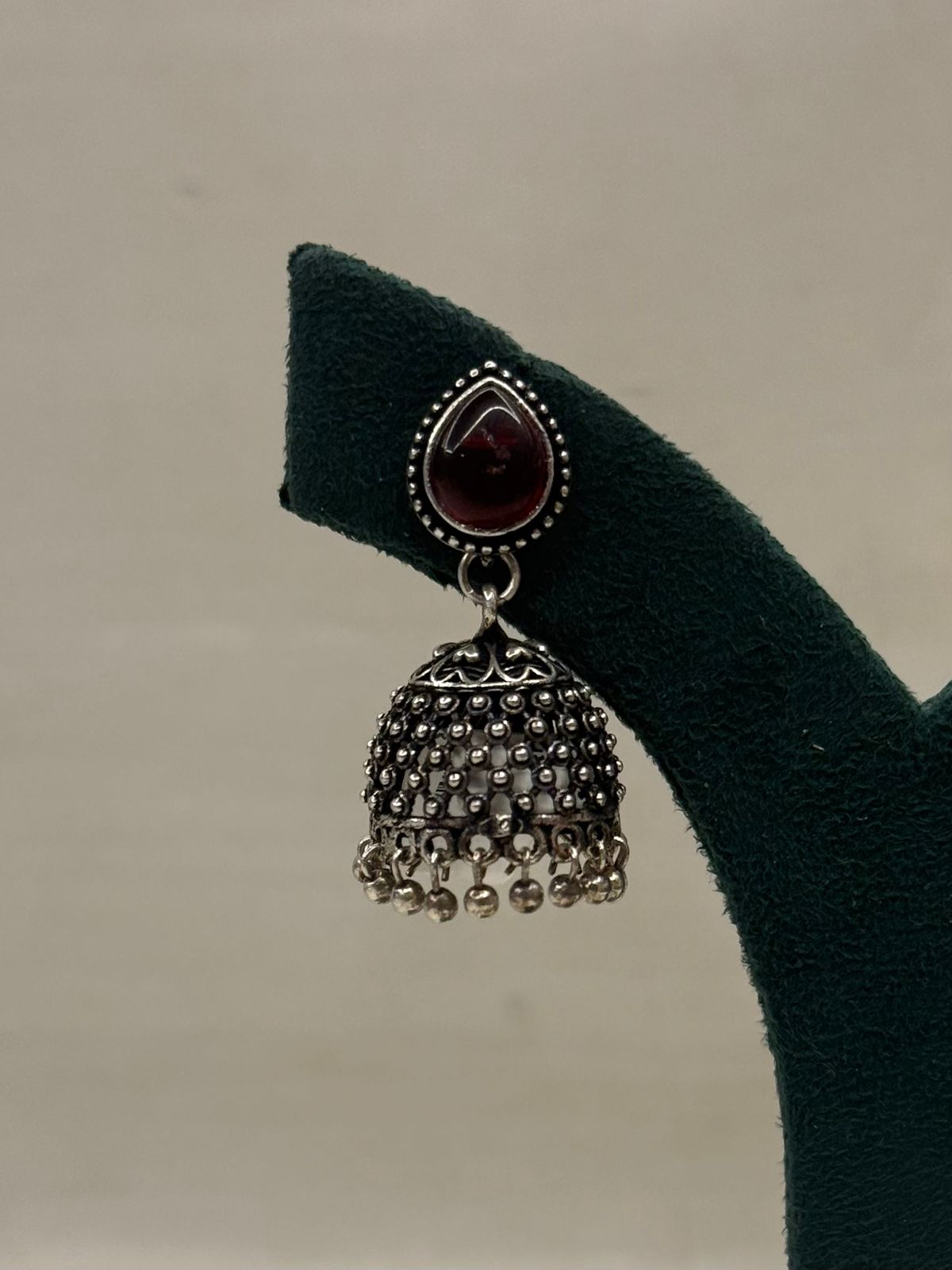 Traditional Oxidised Metal Jhumka Earrings LP- 48Hr Delivery