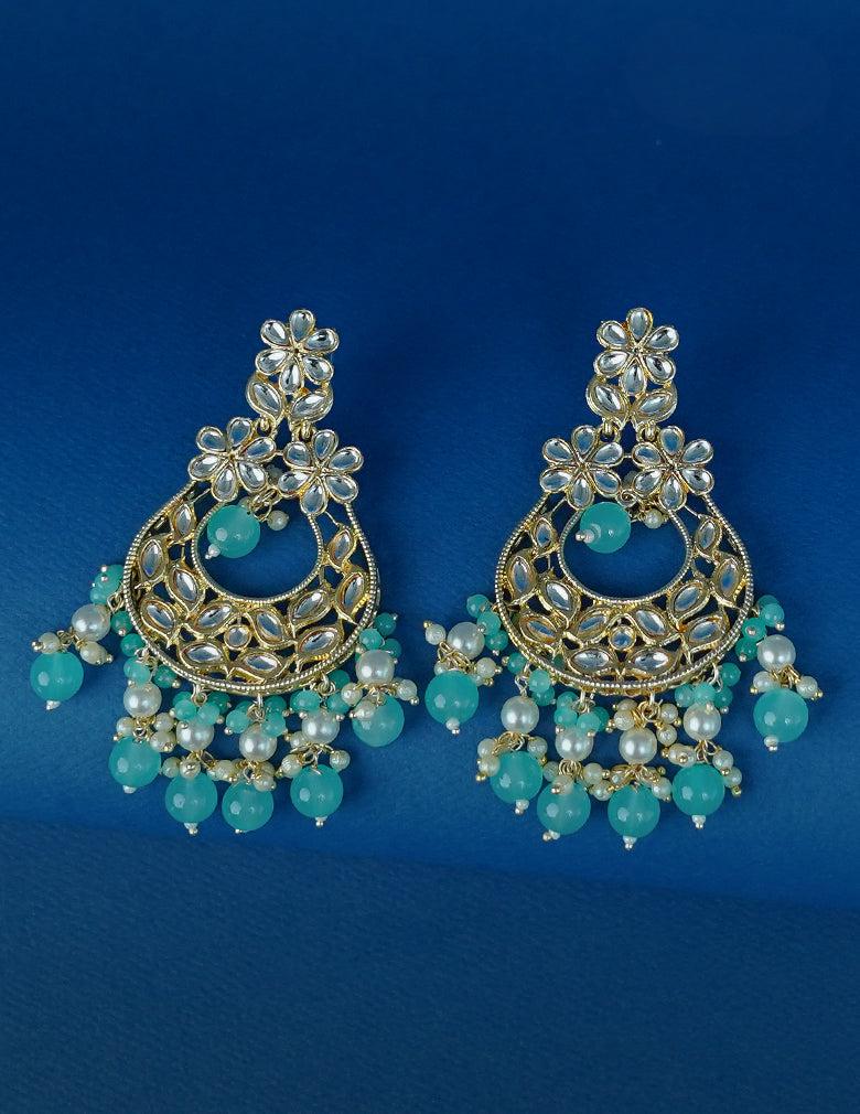 Designer Kundan Party Earrings