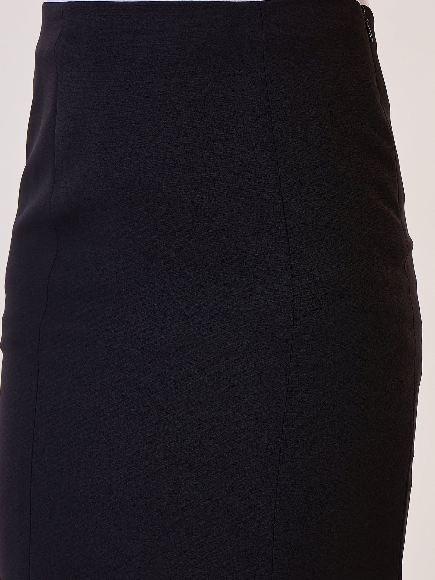 Stretch Pencil Skirt- Black