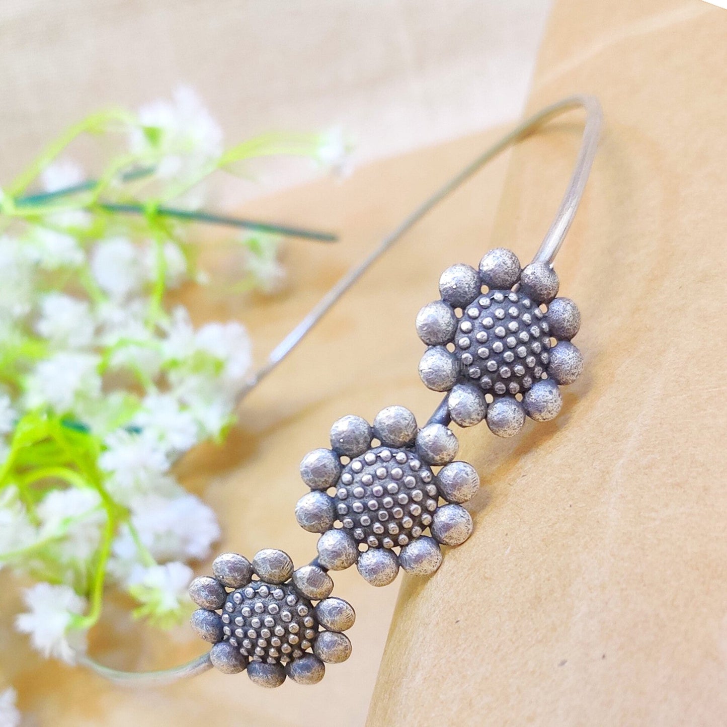 Sunflower shaped headband
