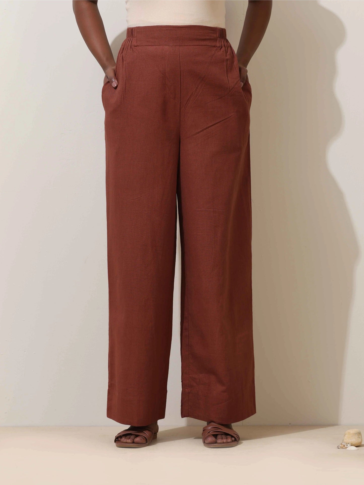 trueBrowns Brown Cotton Co-Ord Set