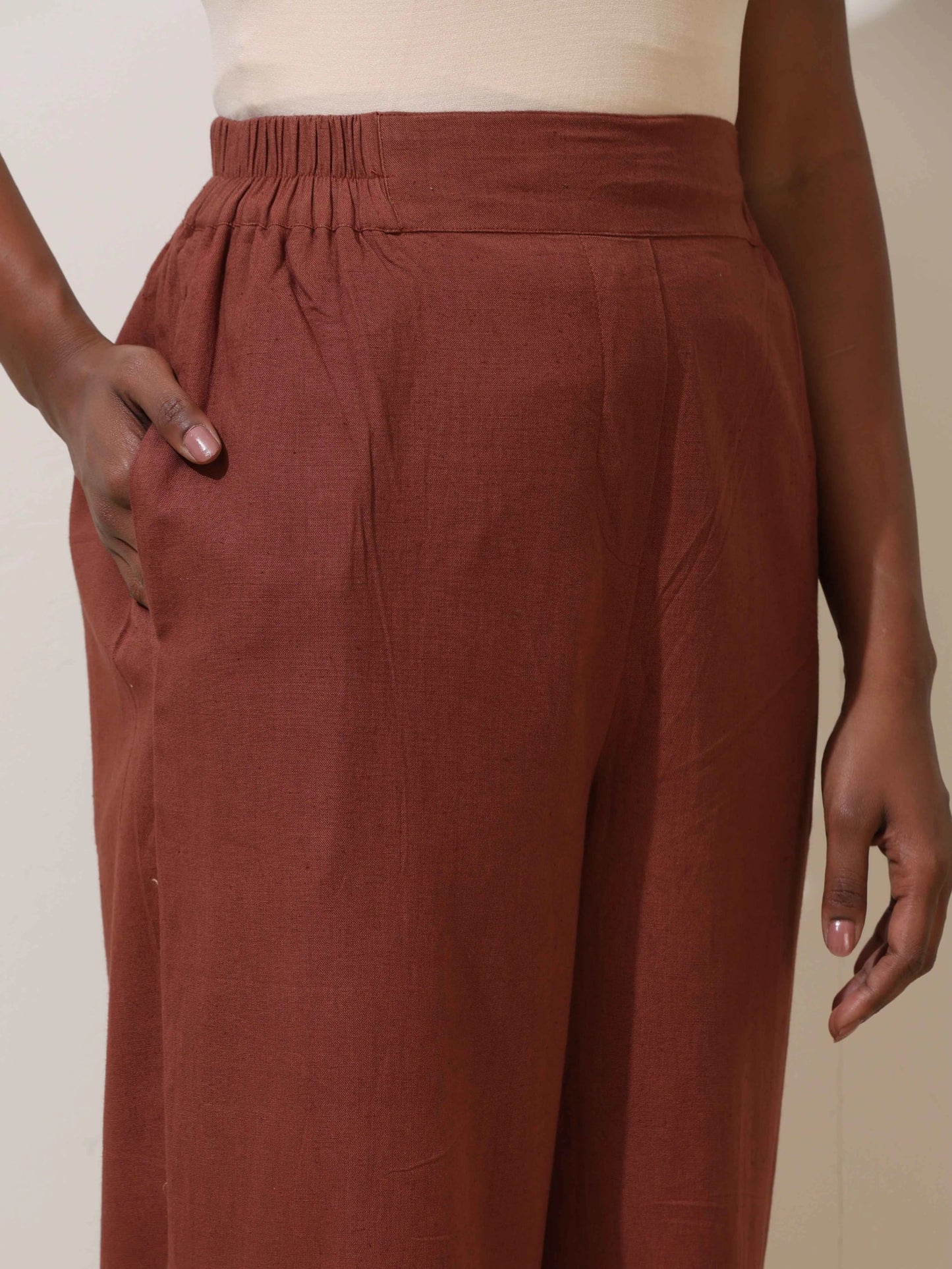trueBrowns Brown Cotton Co-Ord Set
