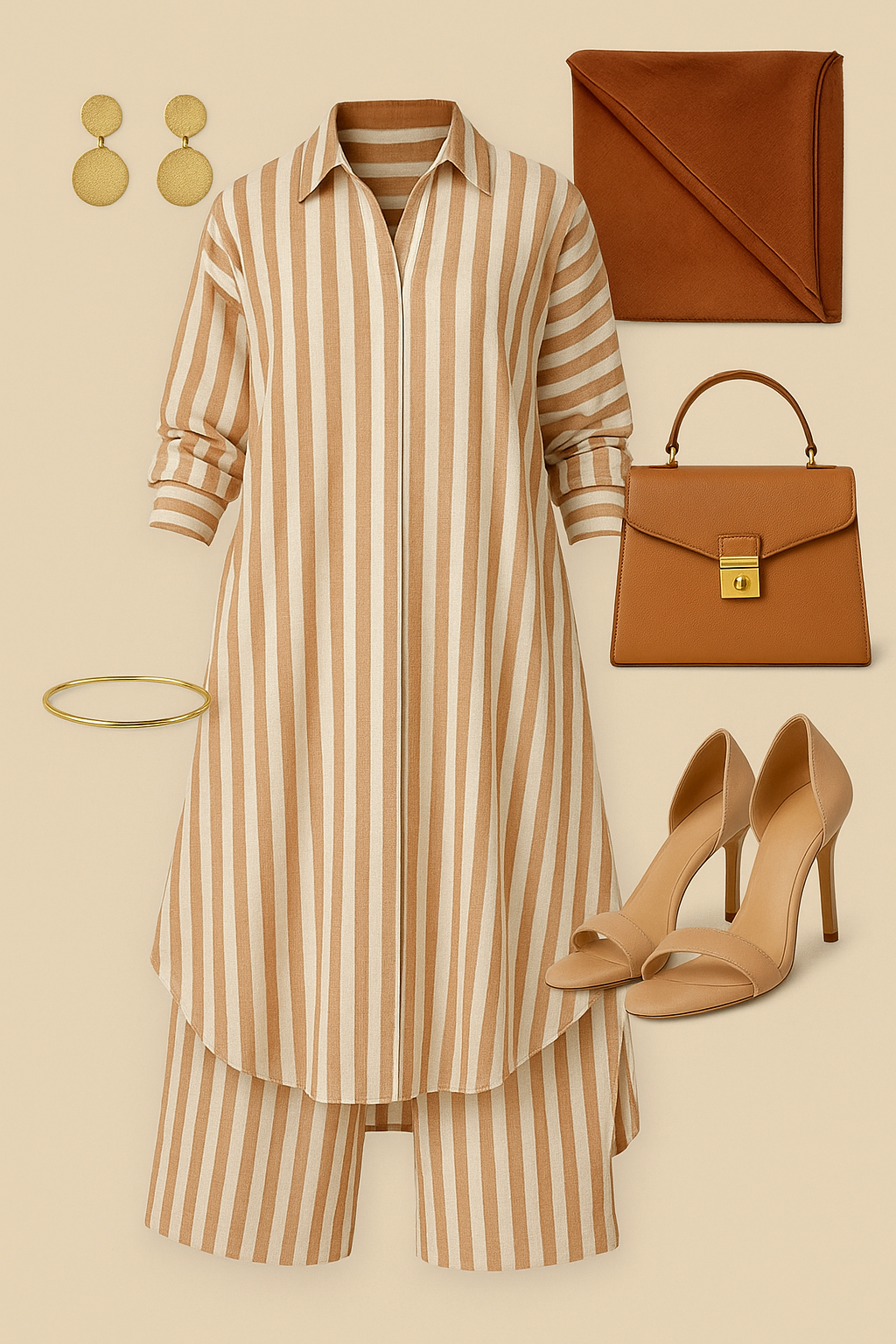 Cocoa Trace Collar Box Pleat Only Kurta Top Mc