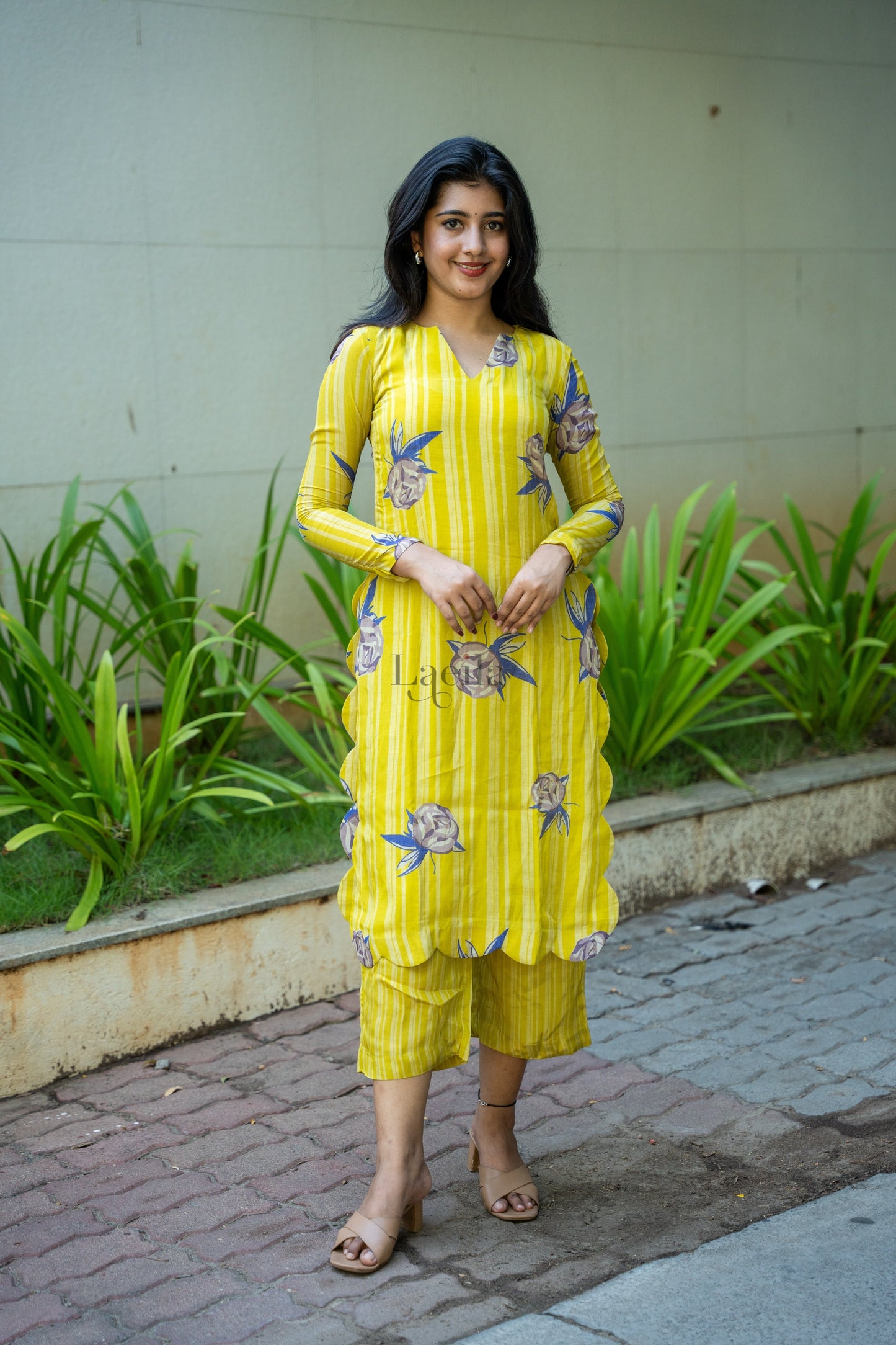 Studio Pure Muslin Yellow Coord Set