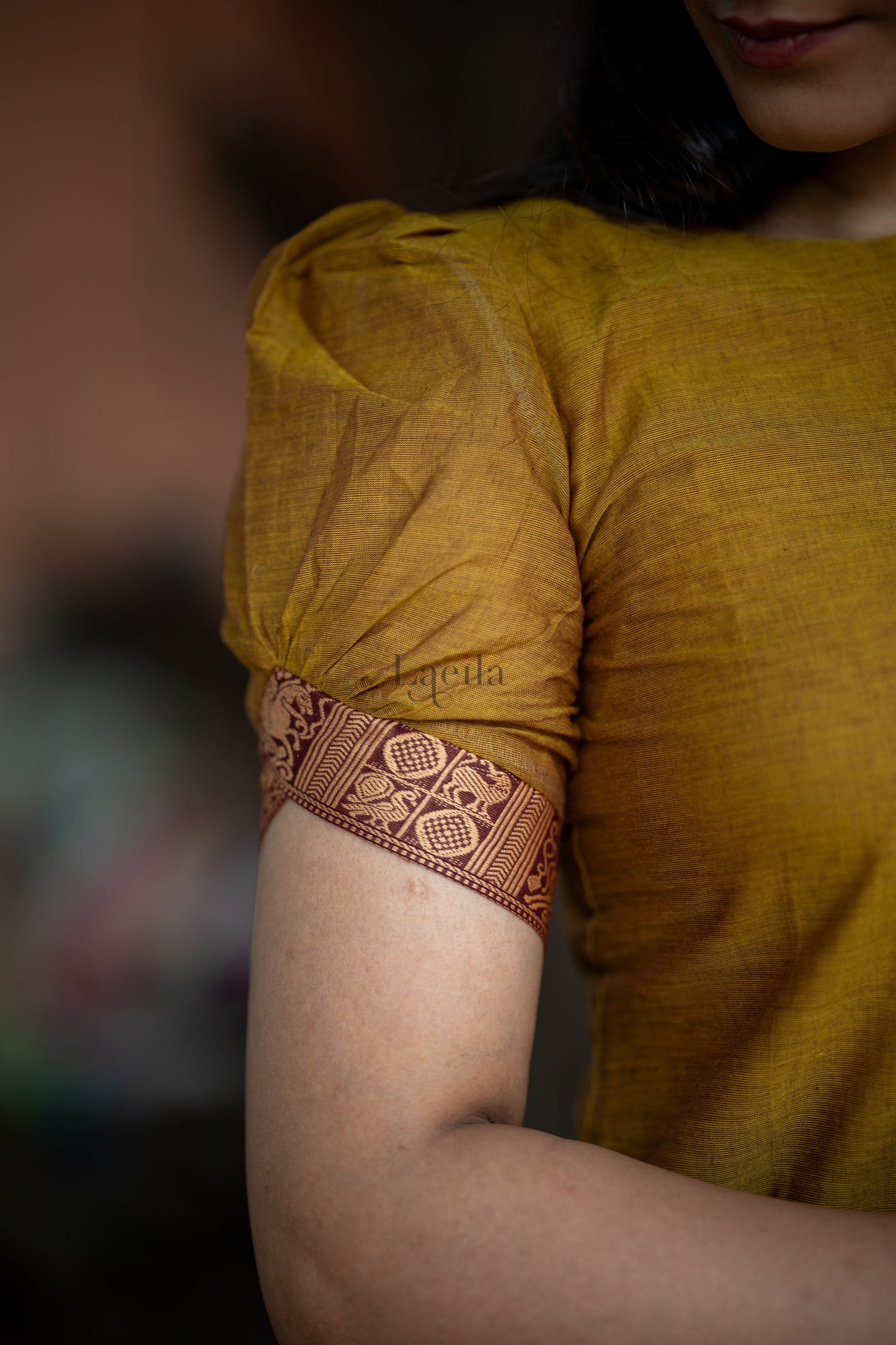 Studio Meenakshi - Pure honey kanchi cotton top and duppata