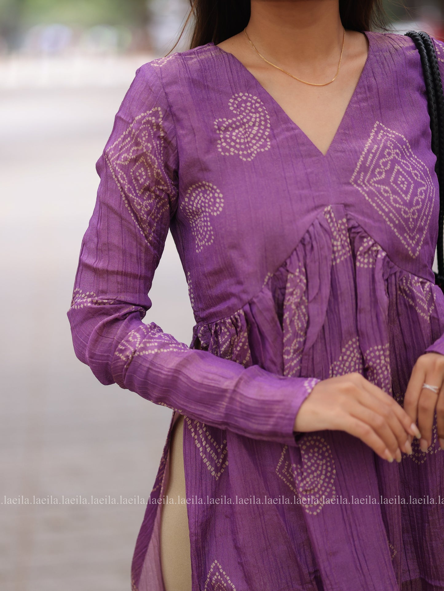 Studio Lavender Alia Cut Top