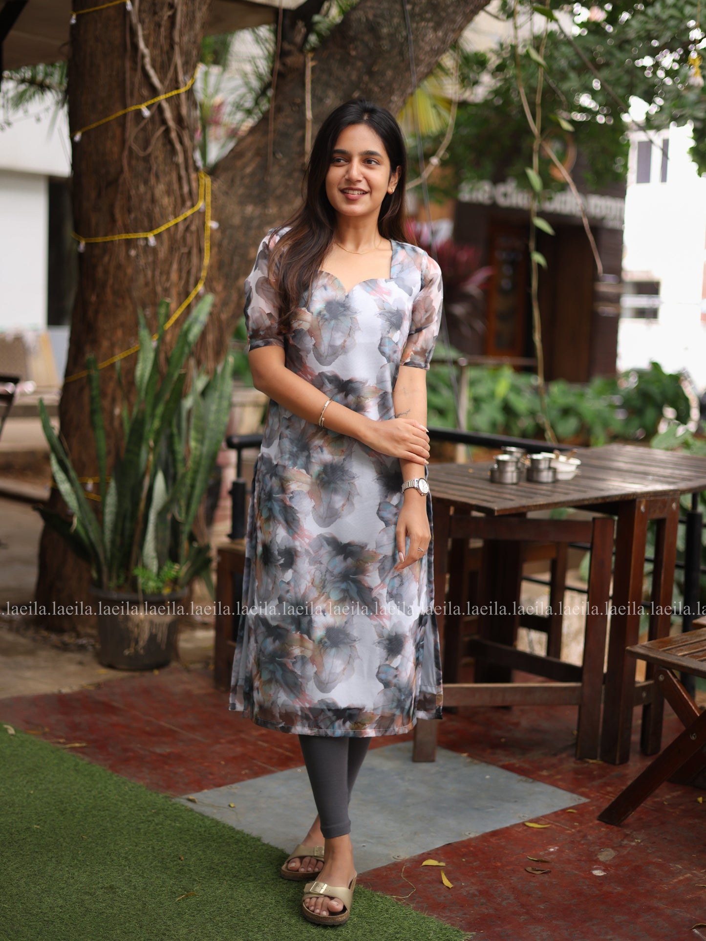 Studio Grey Multitint Organza Top
