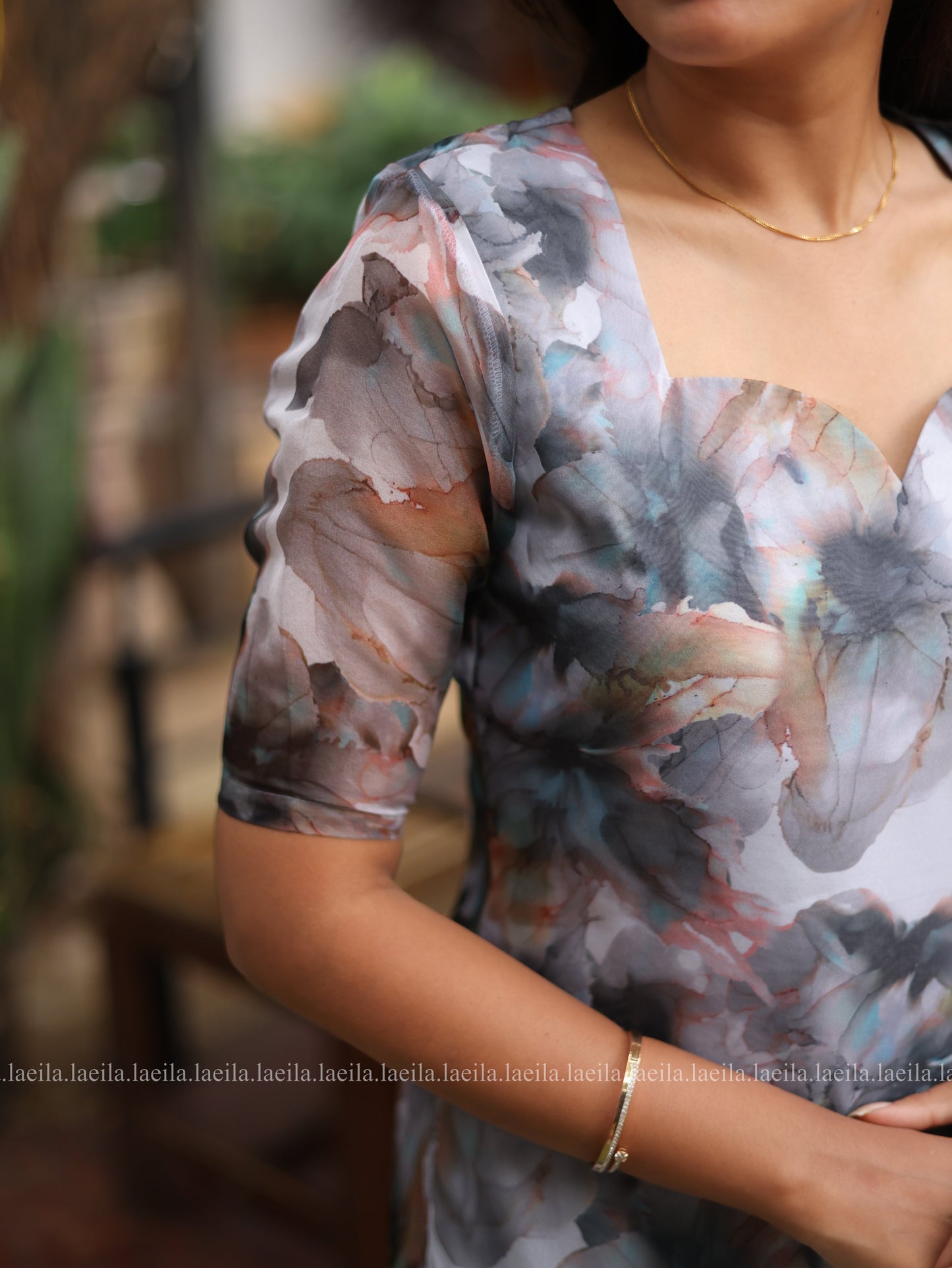 Studio Grey Multitint Organza Top