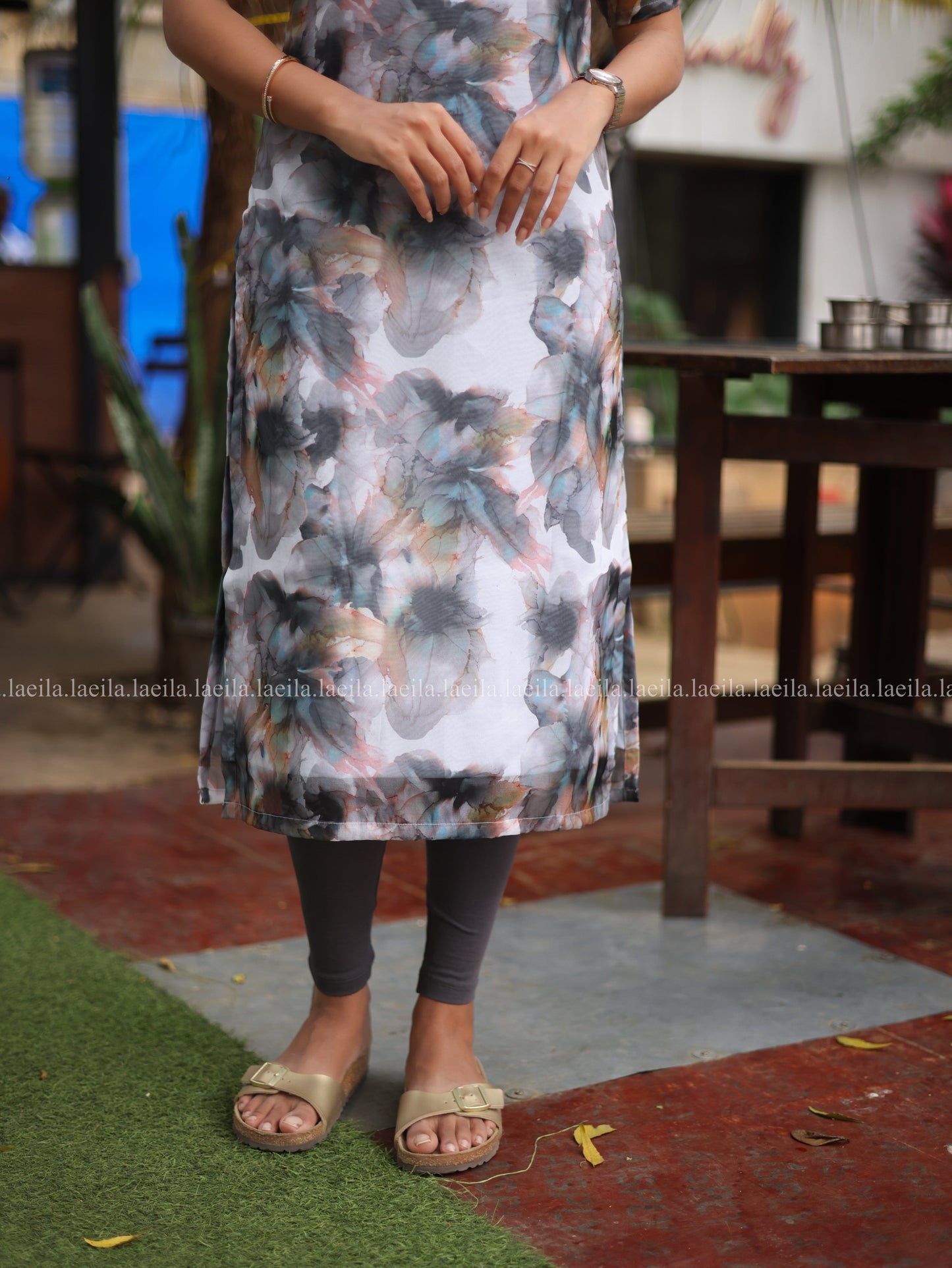 Studio Grey Multitint Organza Top