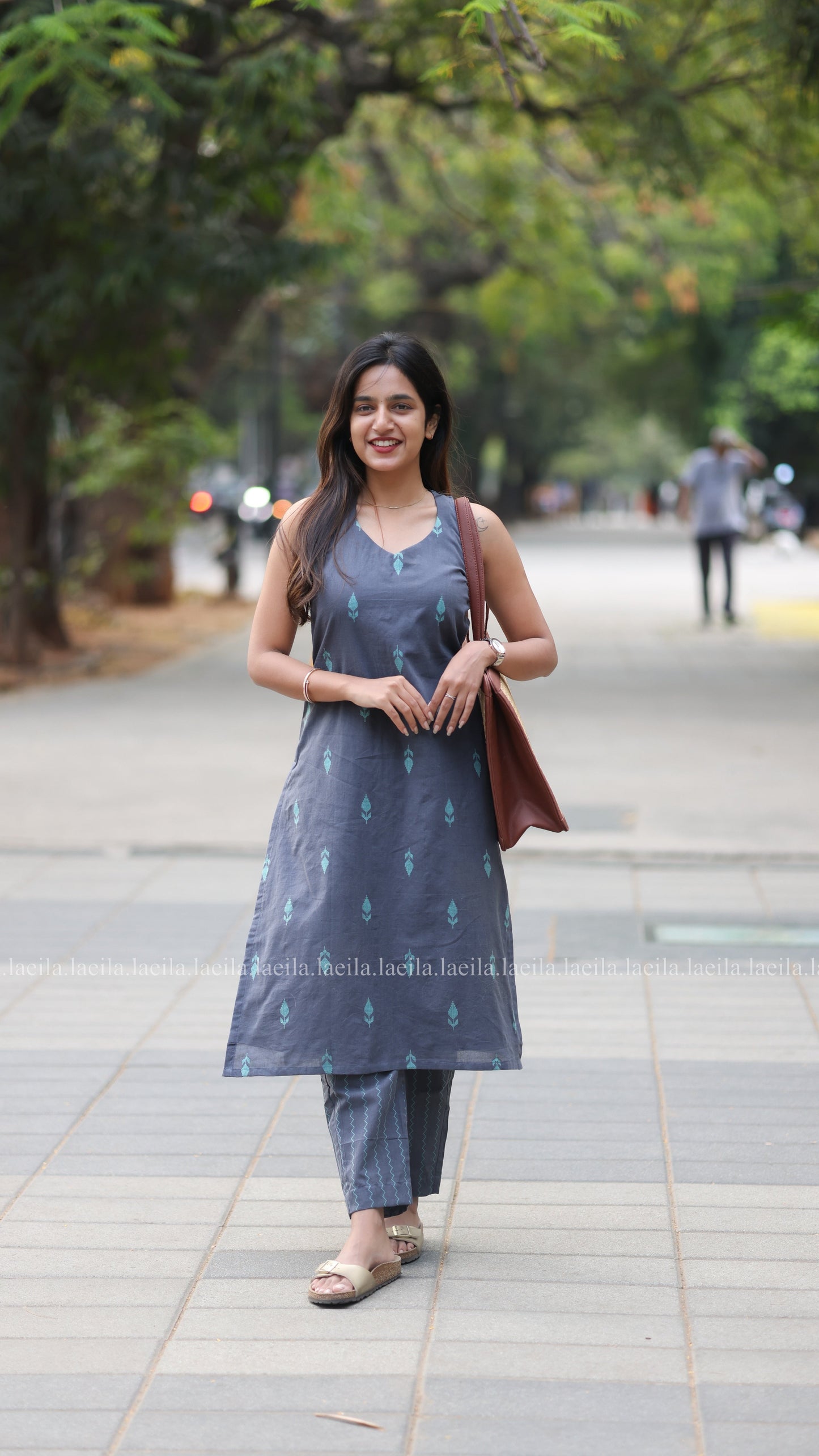 Studio Grey Purple Meera cotton set