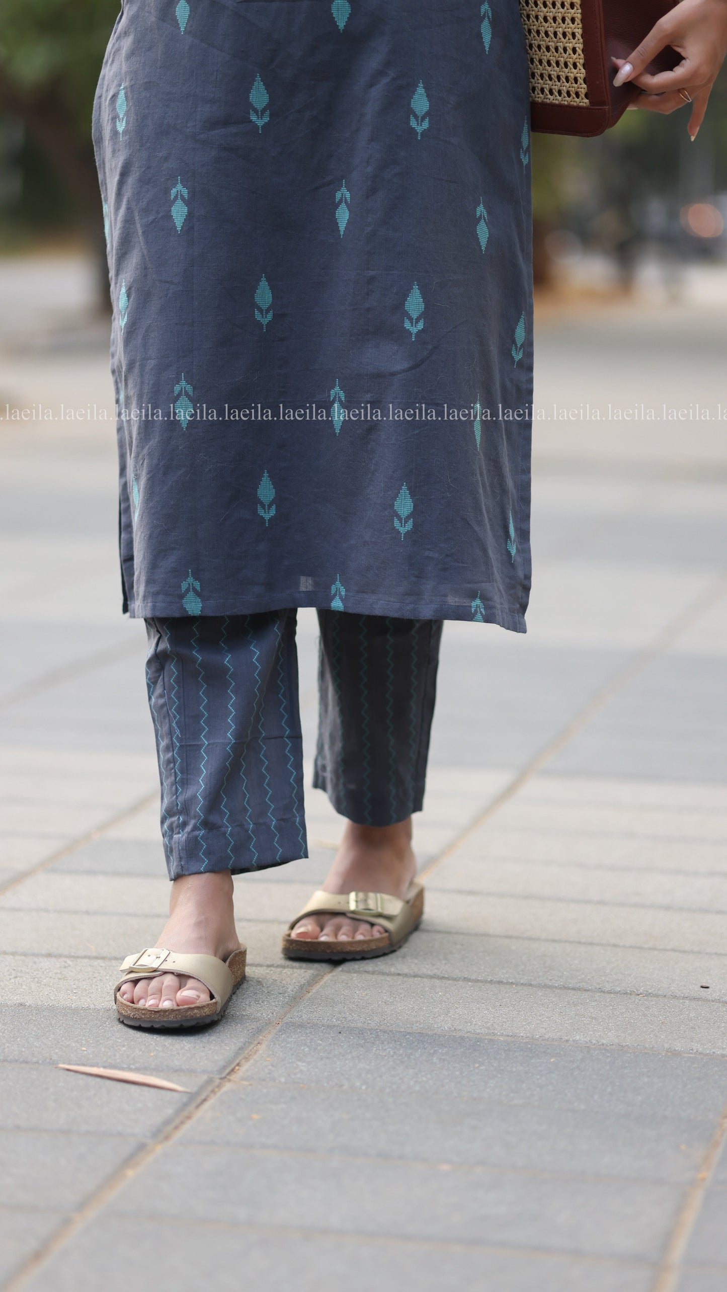 Studio Grey Purple Meera cotton set