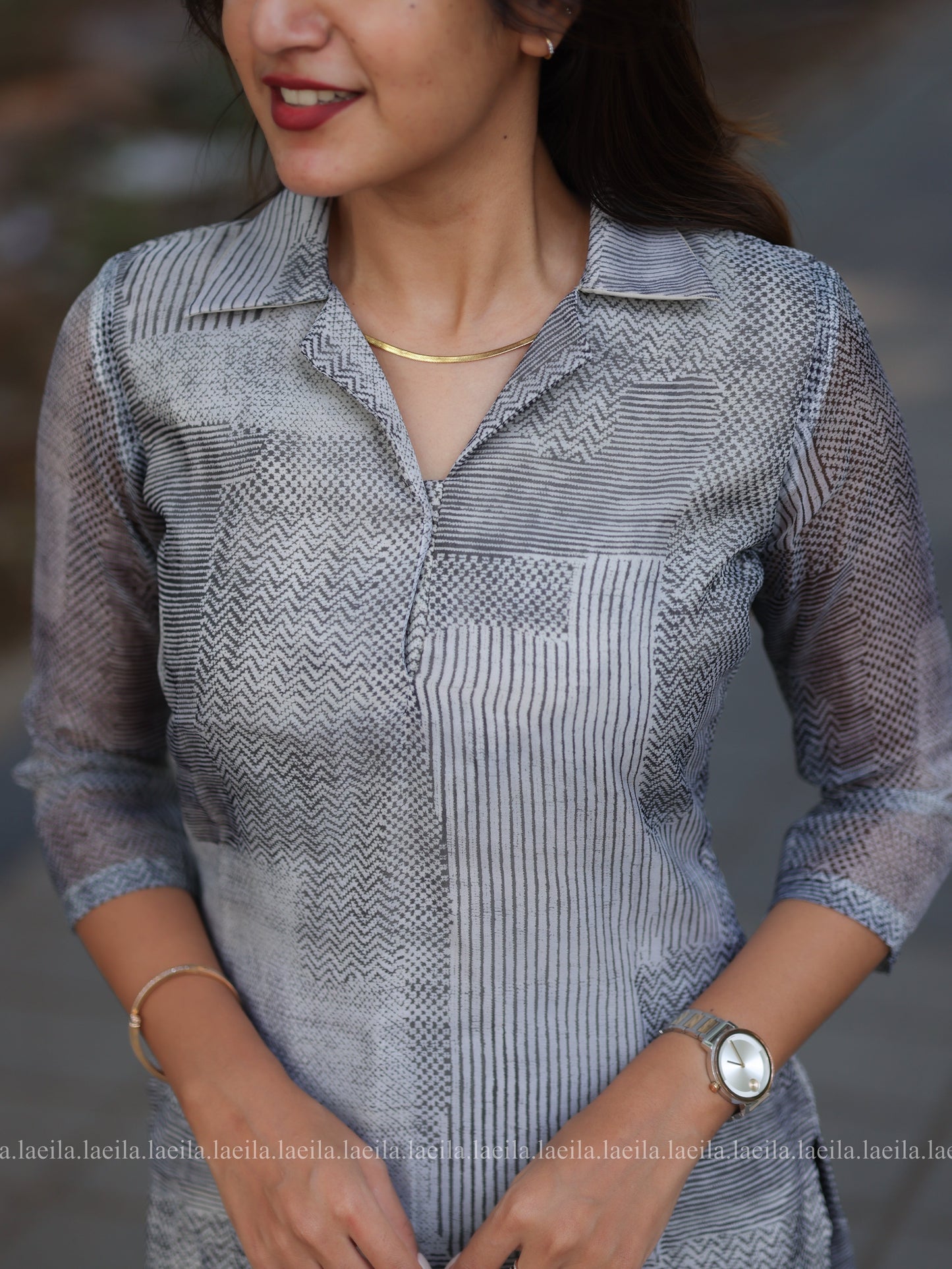 Studio Grey Organza Top