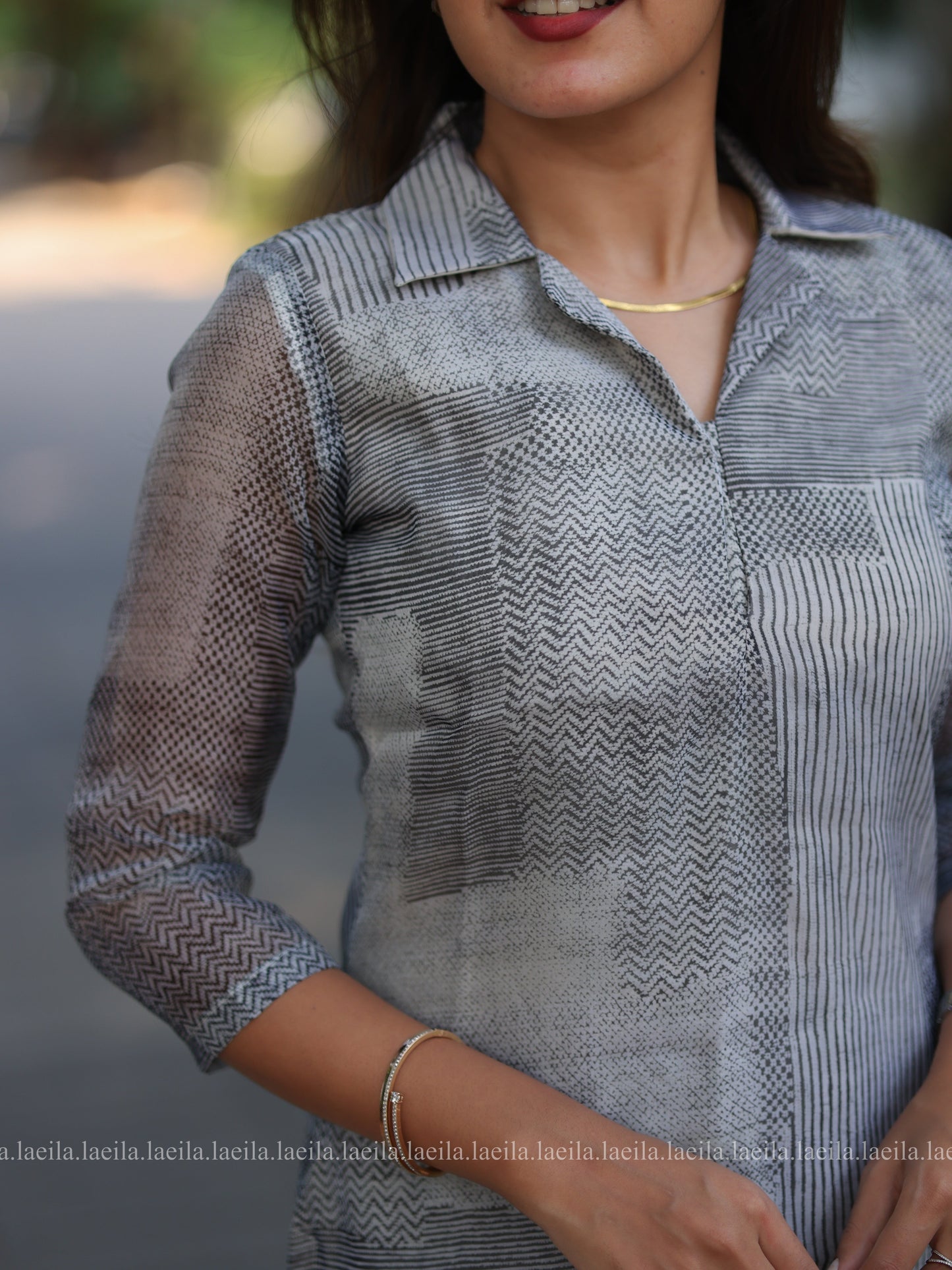 Studio Grey Organza Top