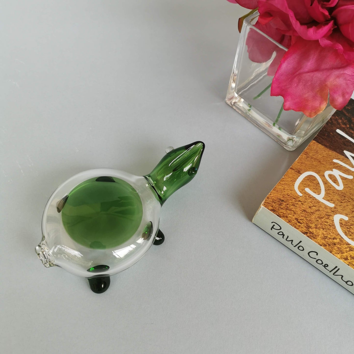 Collectible Glass Art Turtles- Jade