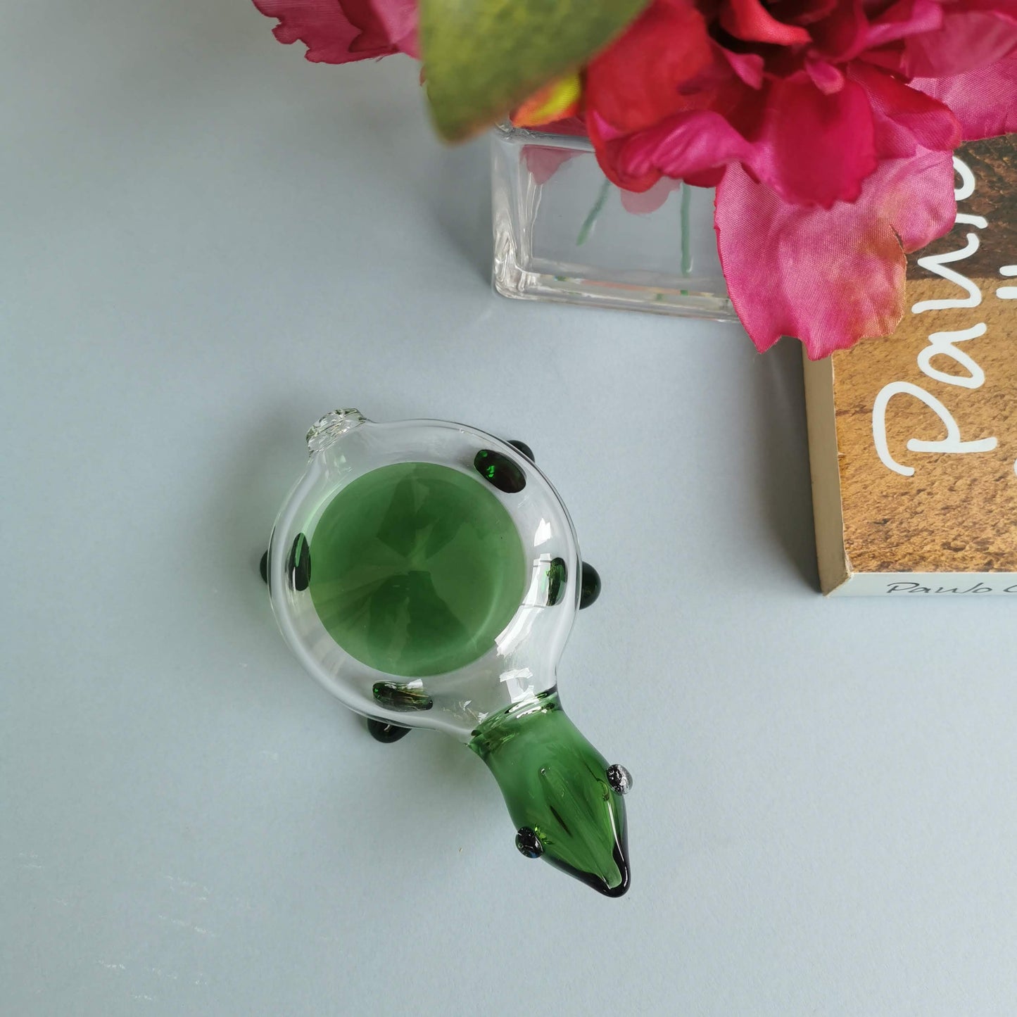 Collectible Glass Art Turtles- Jade