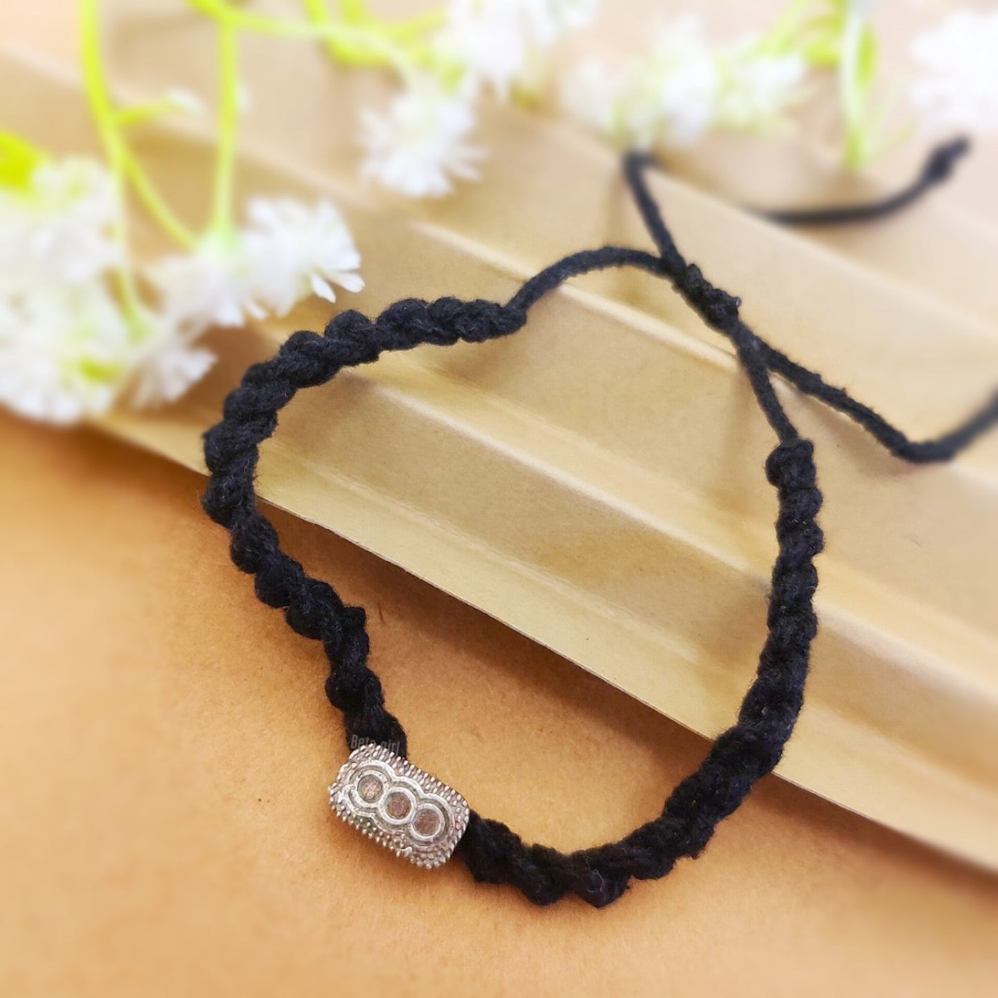 Infiaz Silver Look Alike Nazariya/Thread Anklets