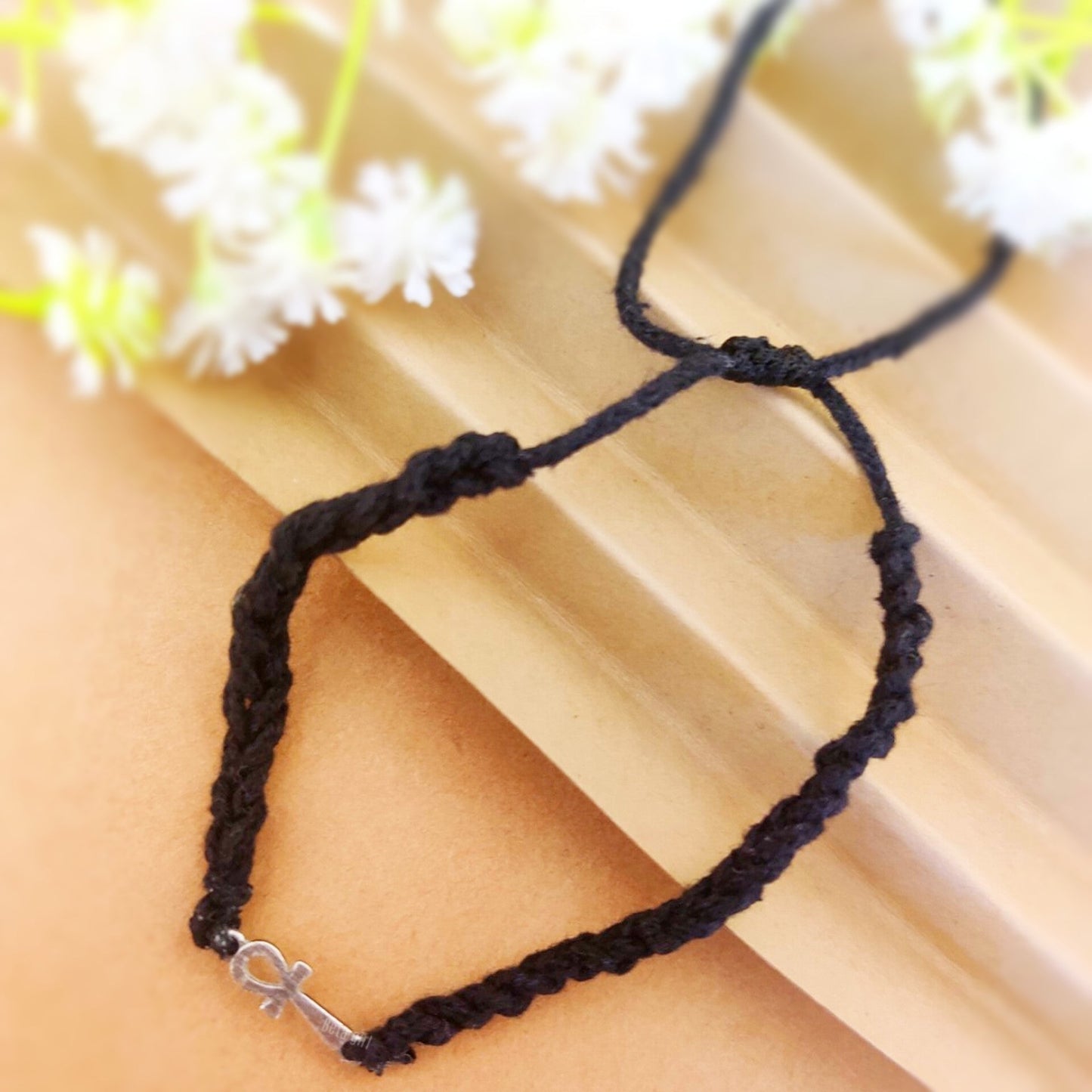 Crossbow Silver Look Alike Nazariya/Thread Anklet