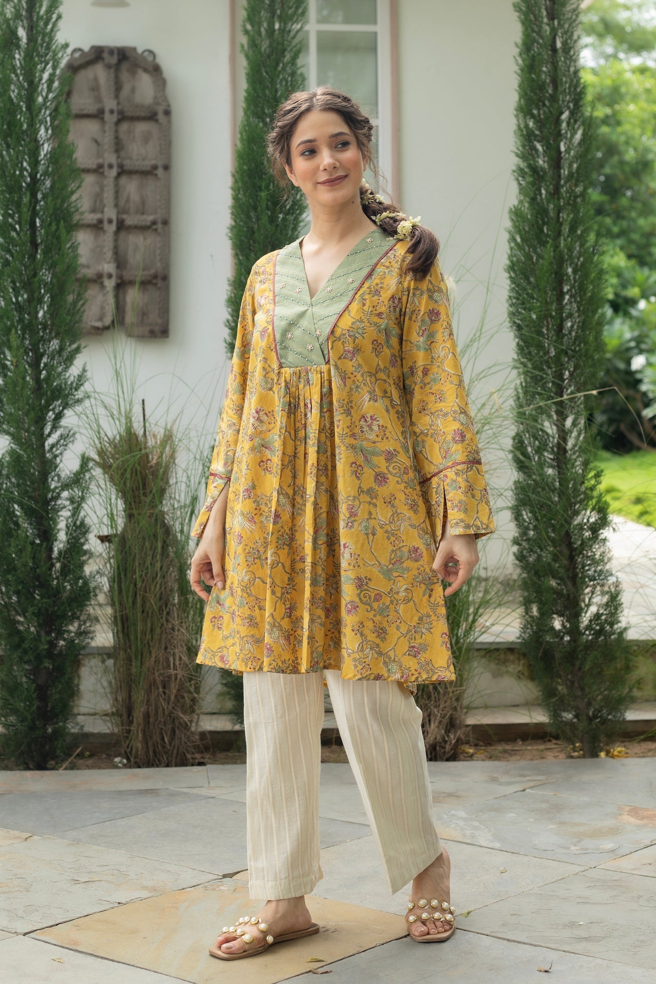 ANU ZARIN COTTON KURTA
