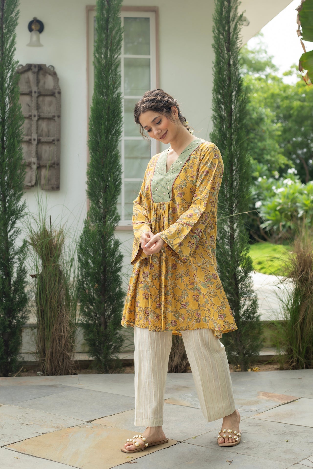 ANU ZARIN COTTON KURTA