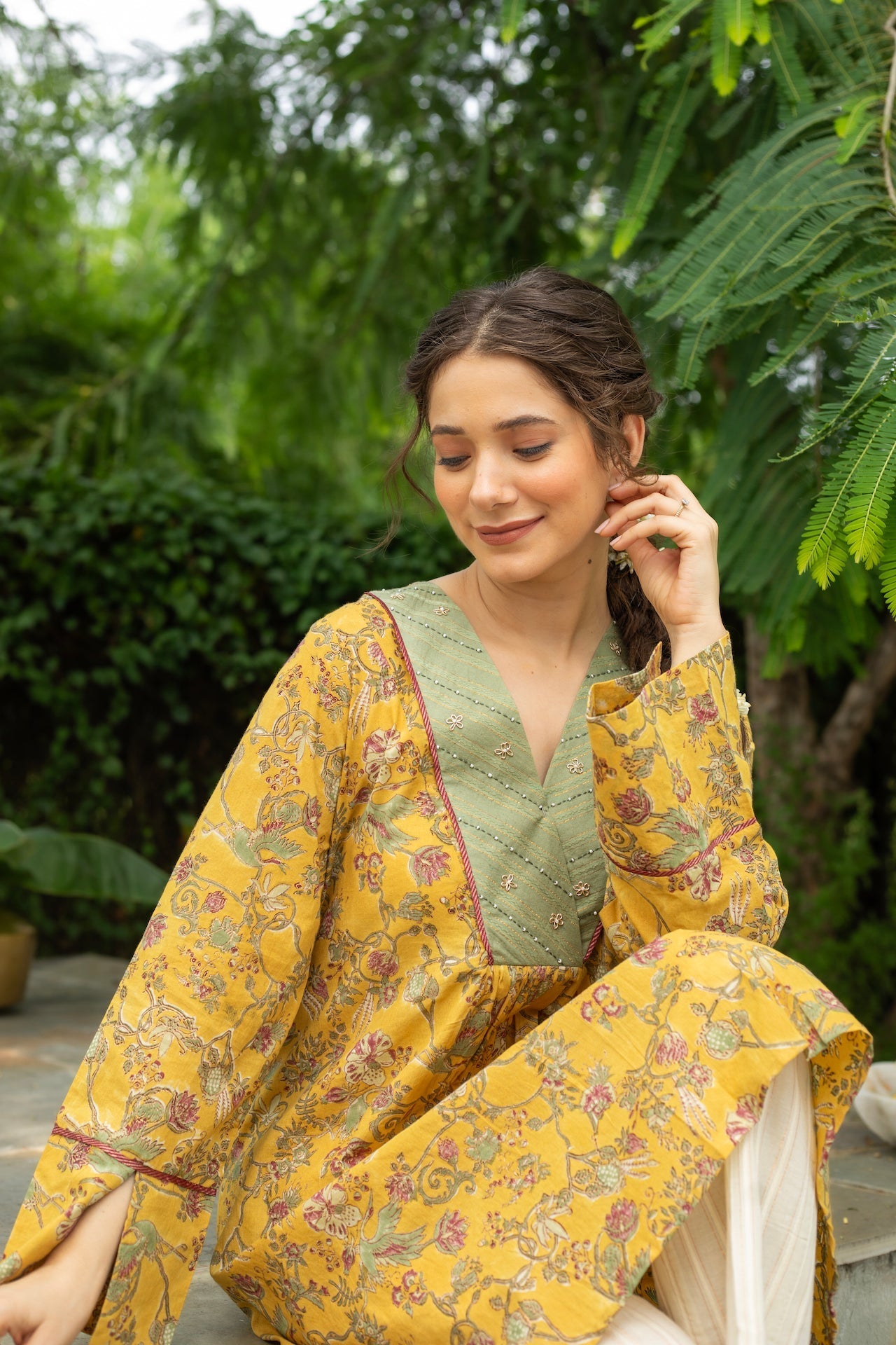 ANU ZARIN COTTON KURTA