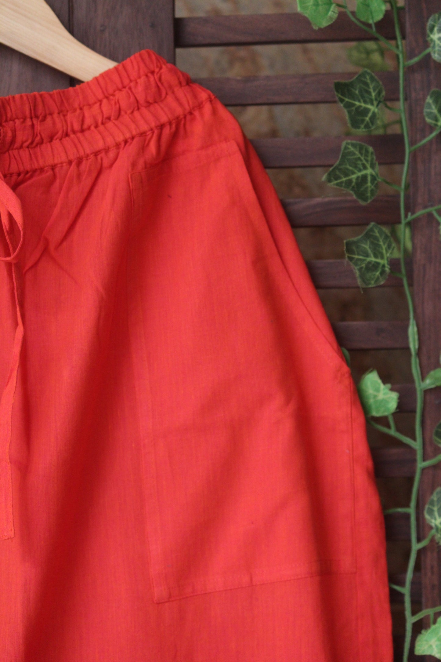 Maati Craft ELASTICATED MANGALGIRI PANTS - PEACH