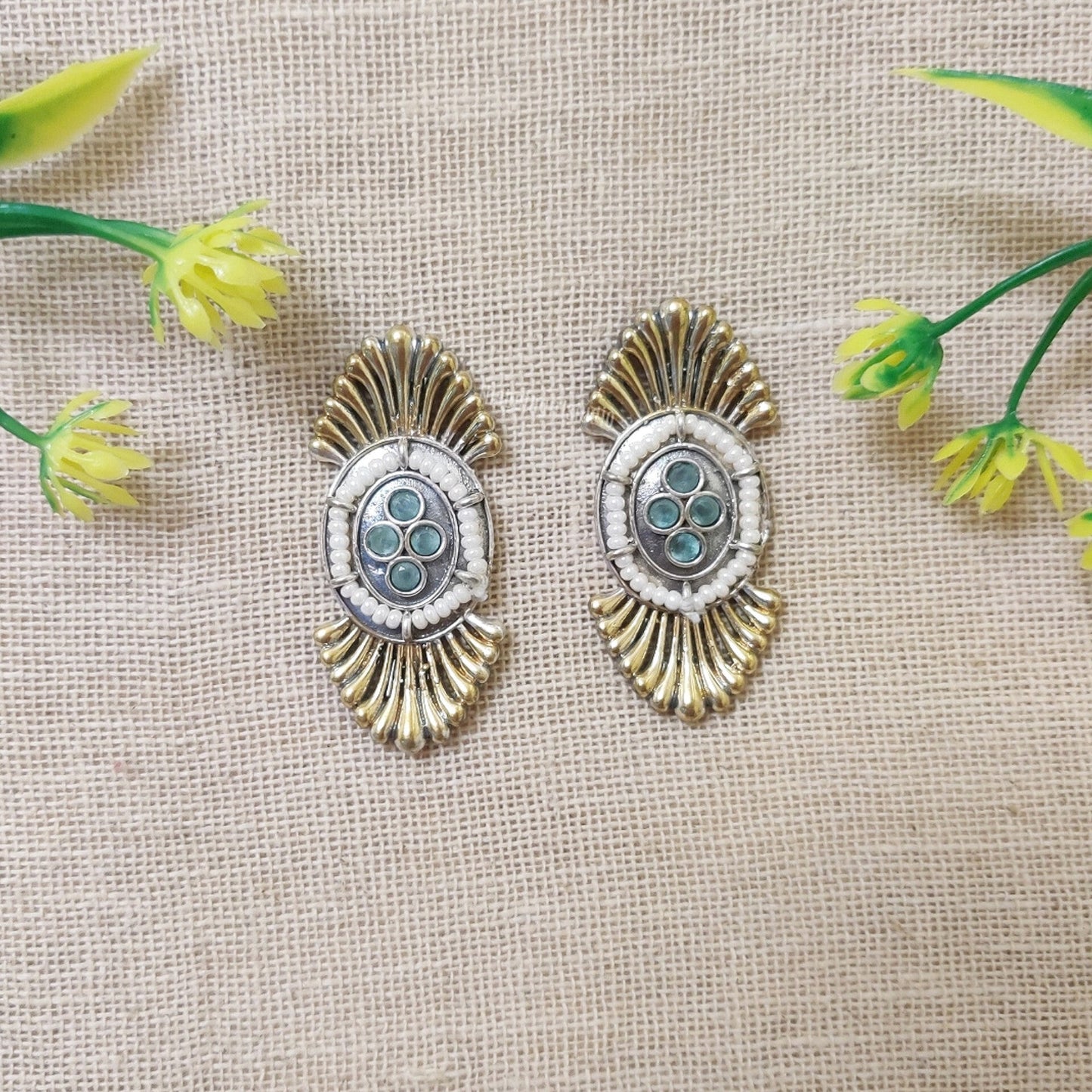 Dual Tone Small earring