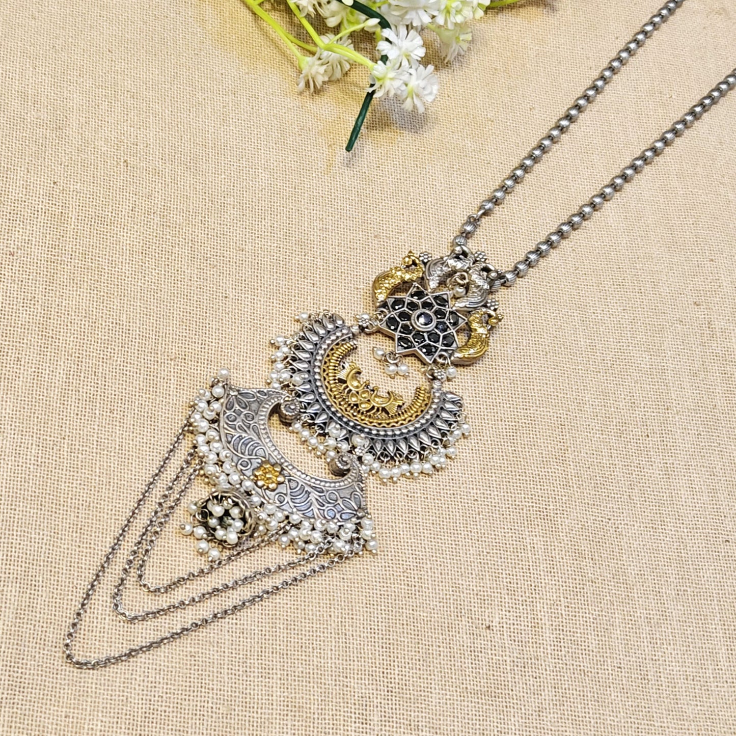 Oxidised Necklace