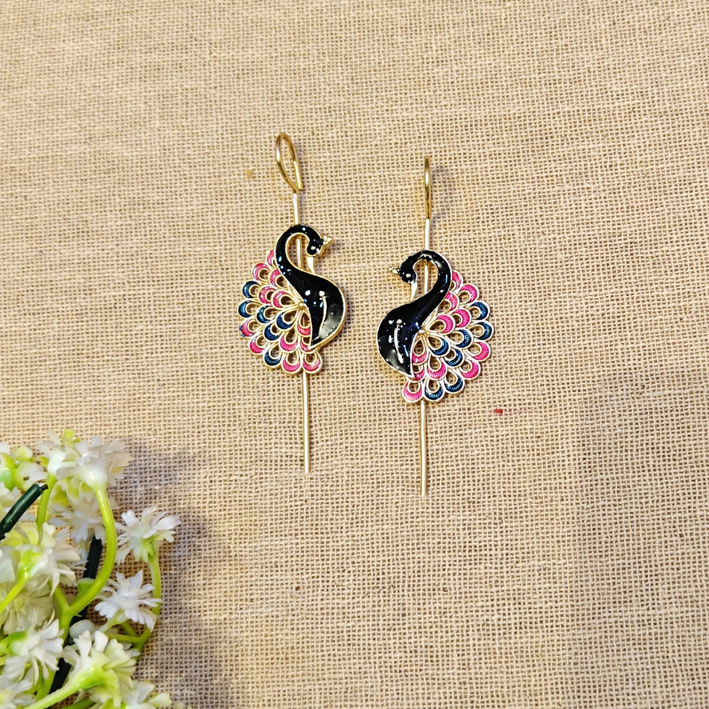 Ray Silver Look Alike Printed Earcuff
