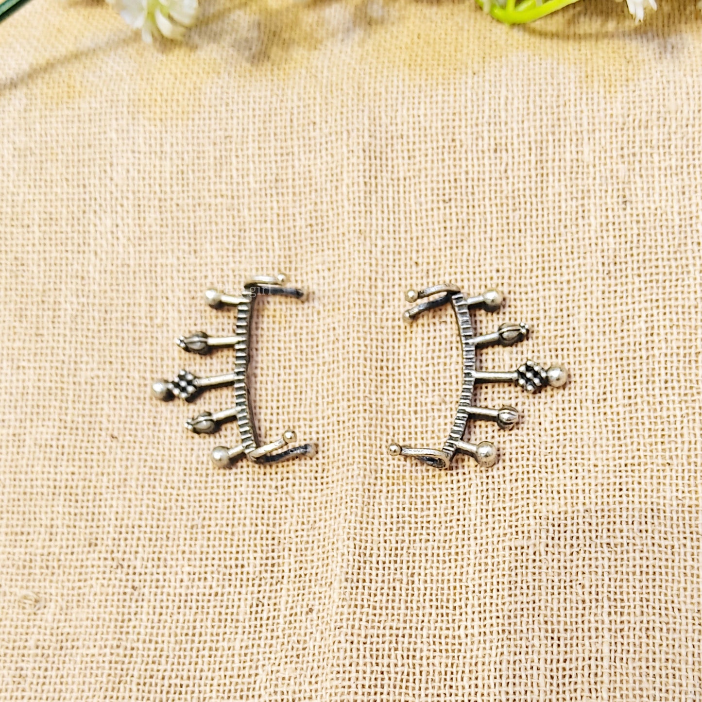 Oxidised Ear Cuffs