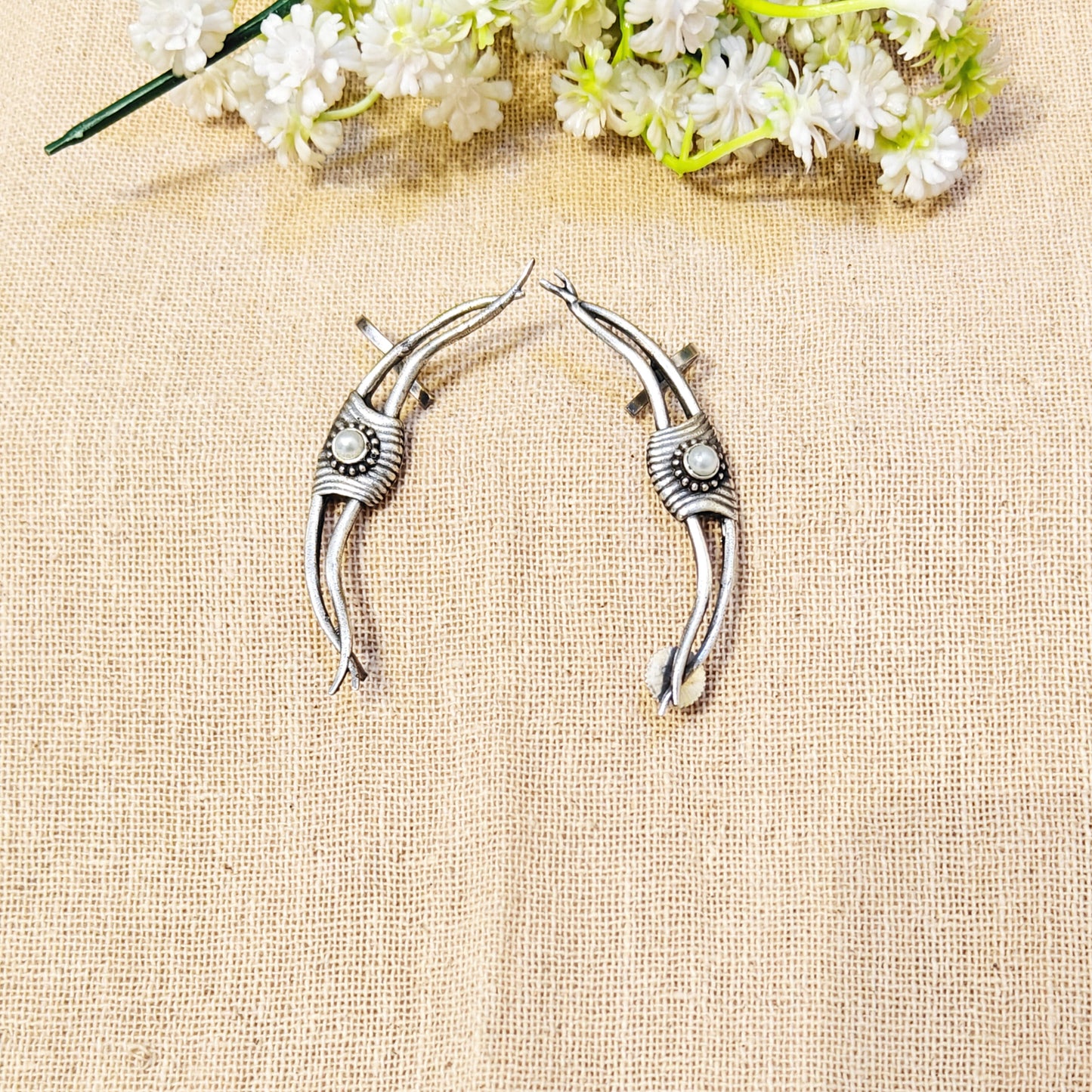 Oxidised Ear Cuffs