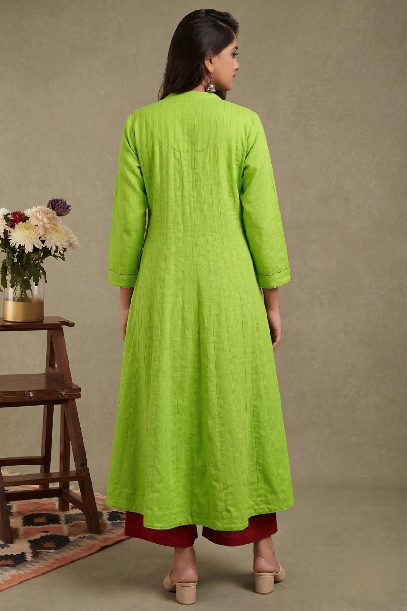 Kairi_Bloom_Cotton_Stand_Collar_Pintuck_Yoke_Anarkali