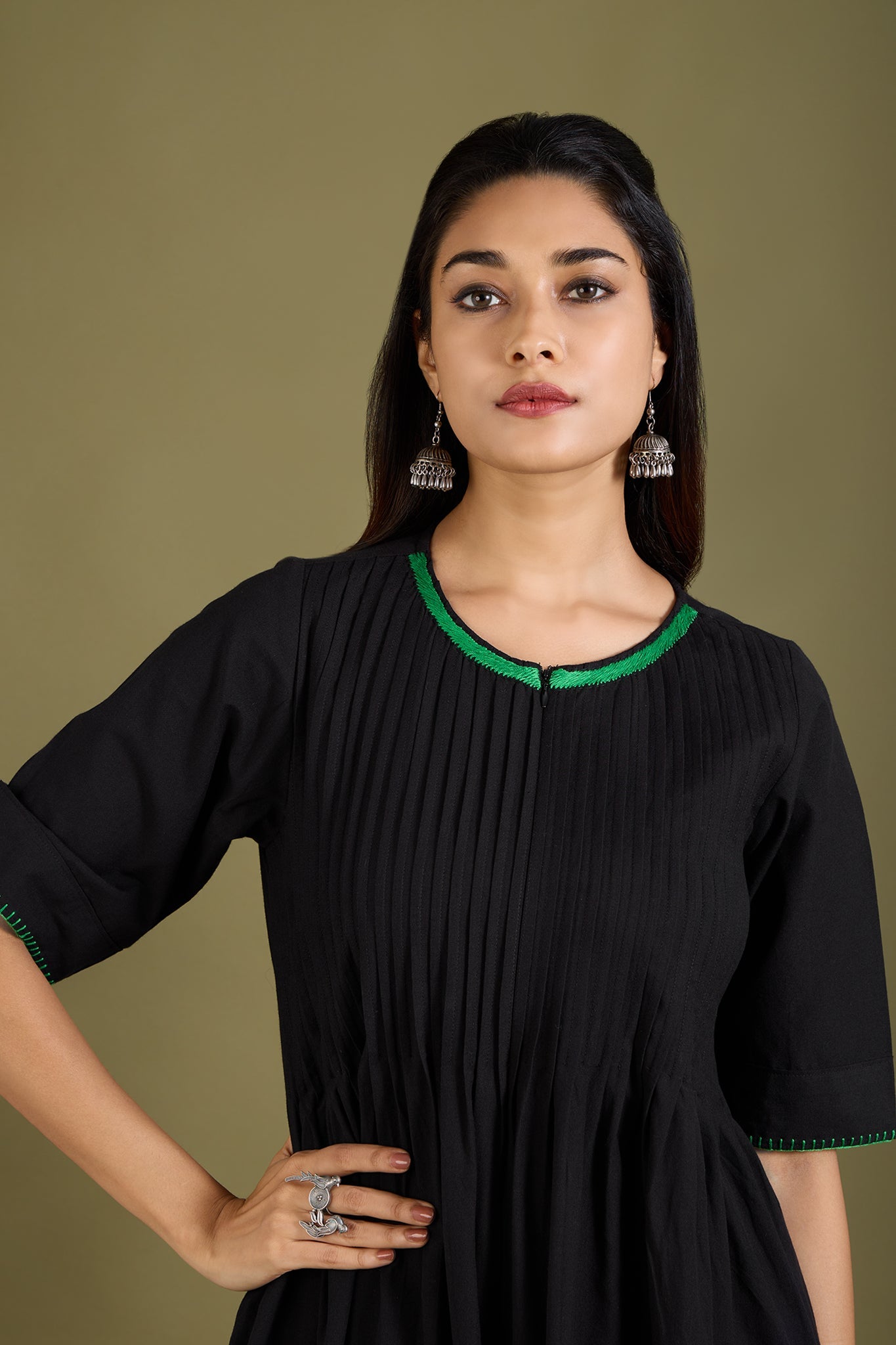 Noir Jumpsuit for women cotton