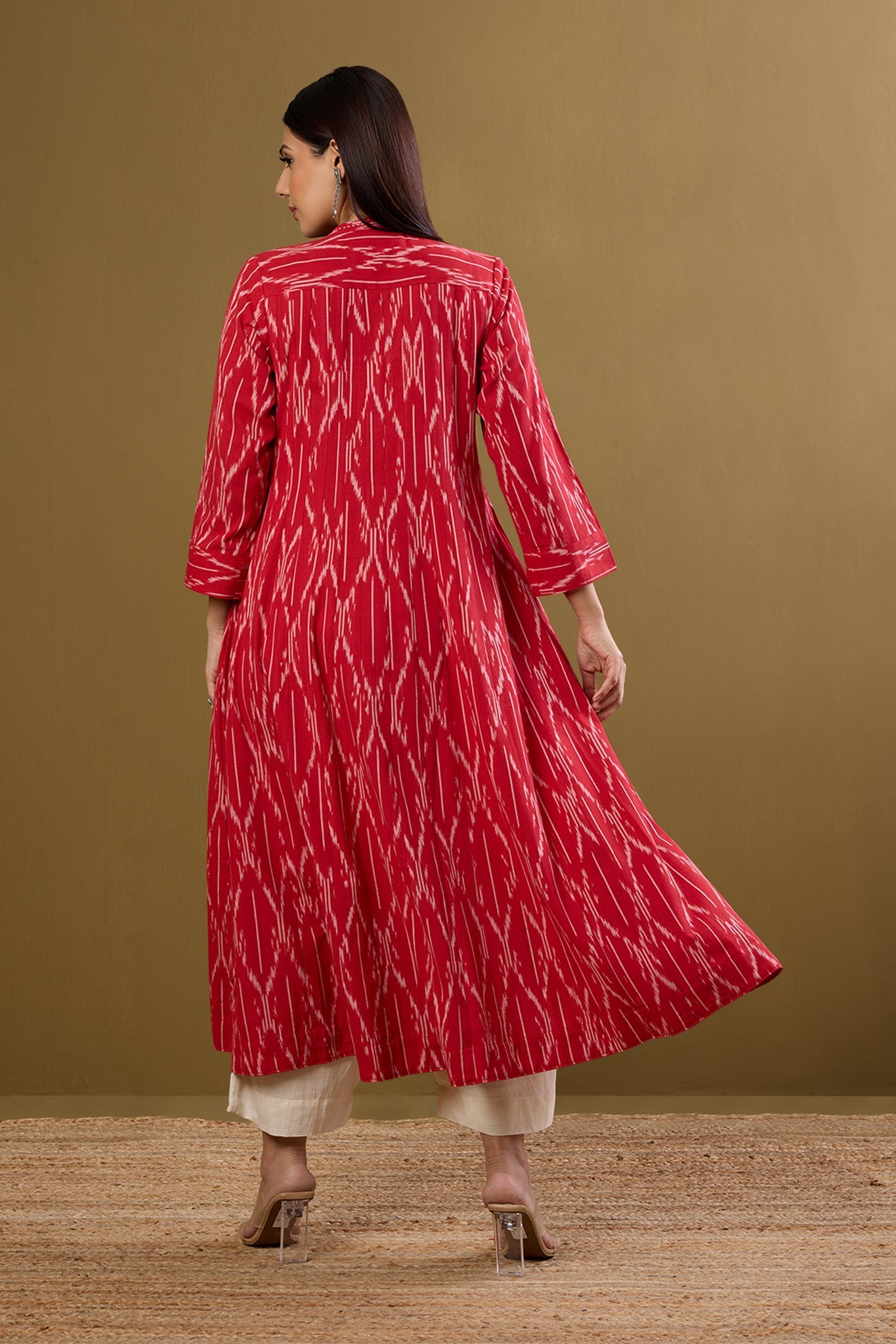 Maati Craft Ruby Whispers Infinity Pintuck Dress