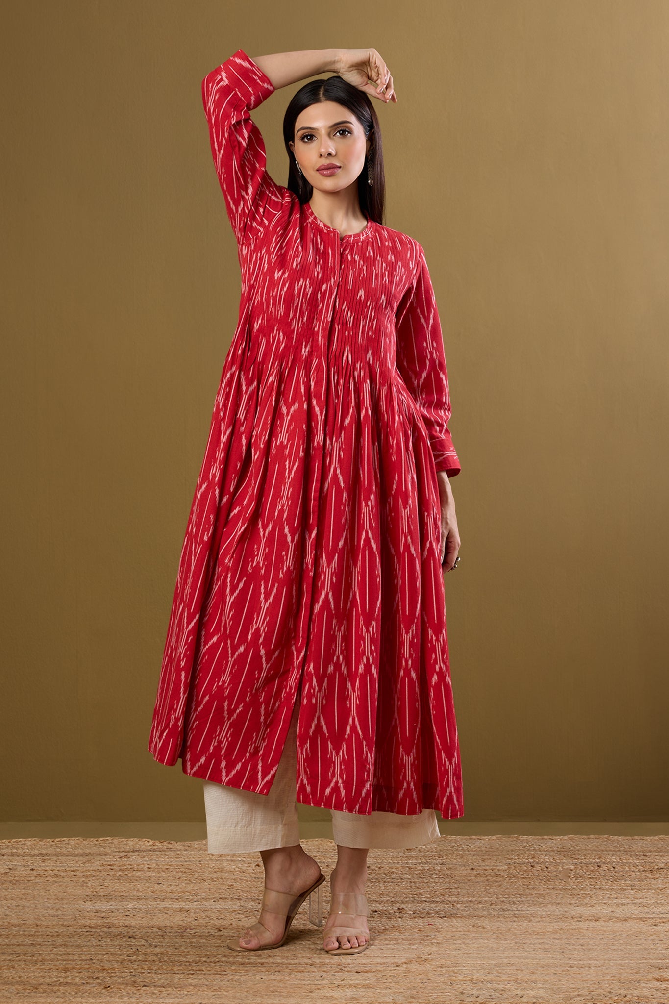 Maati Craft Ruby Whispers Infinity Pintuck Dress