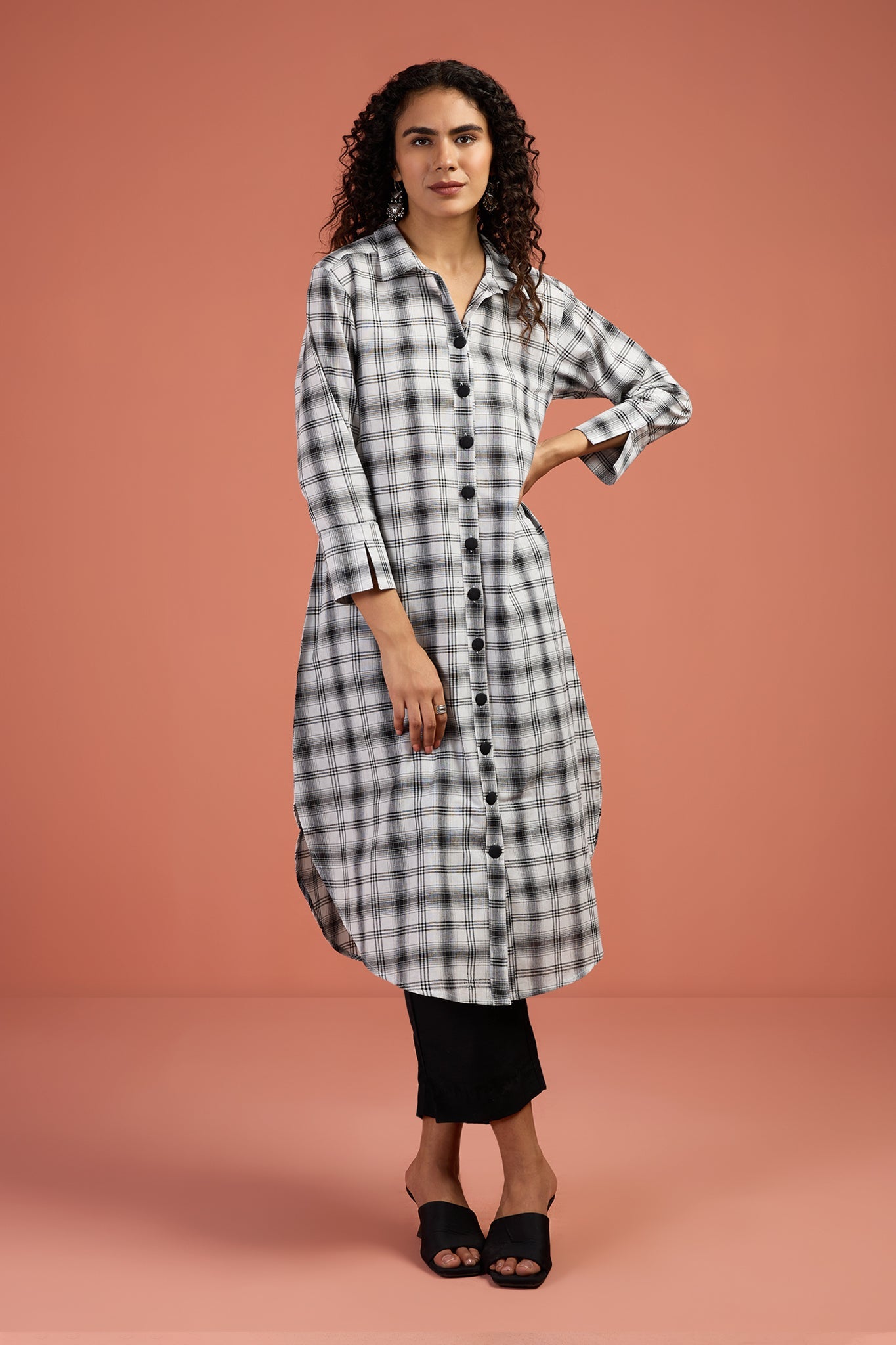 ladies long shirt dress