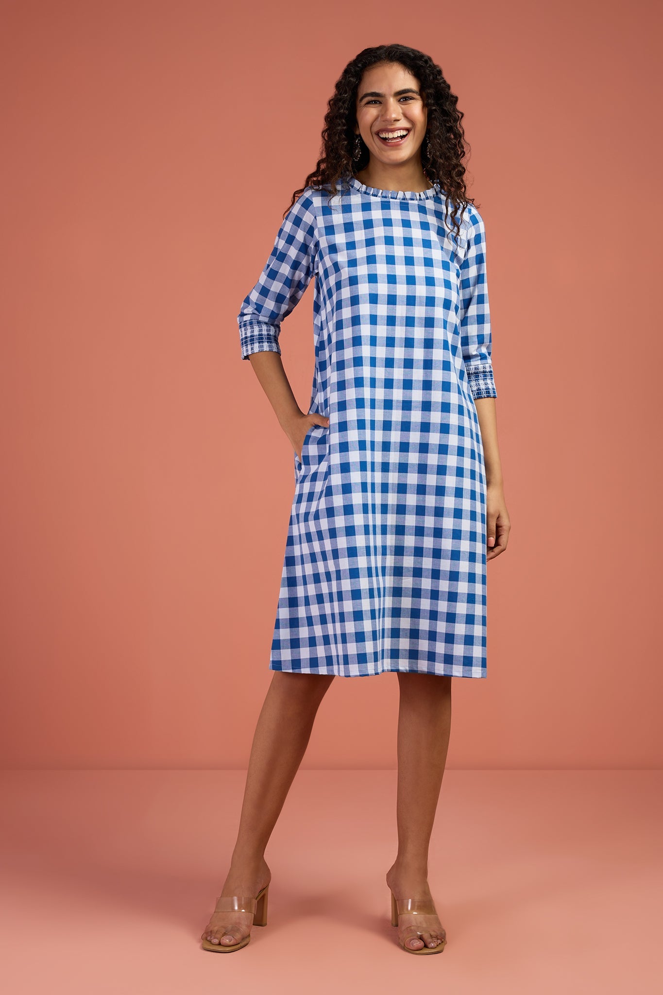 sleeve shift dress