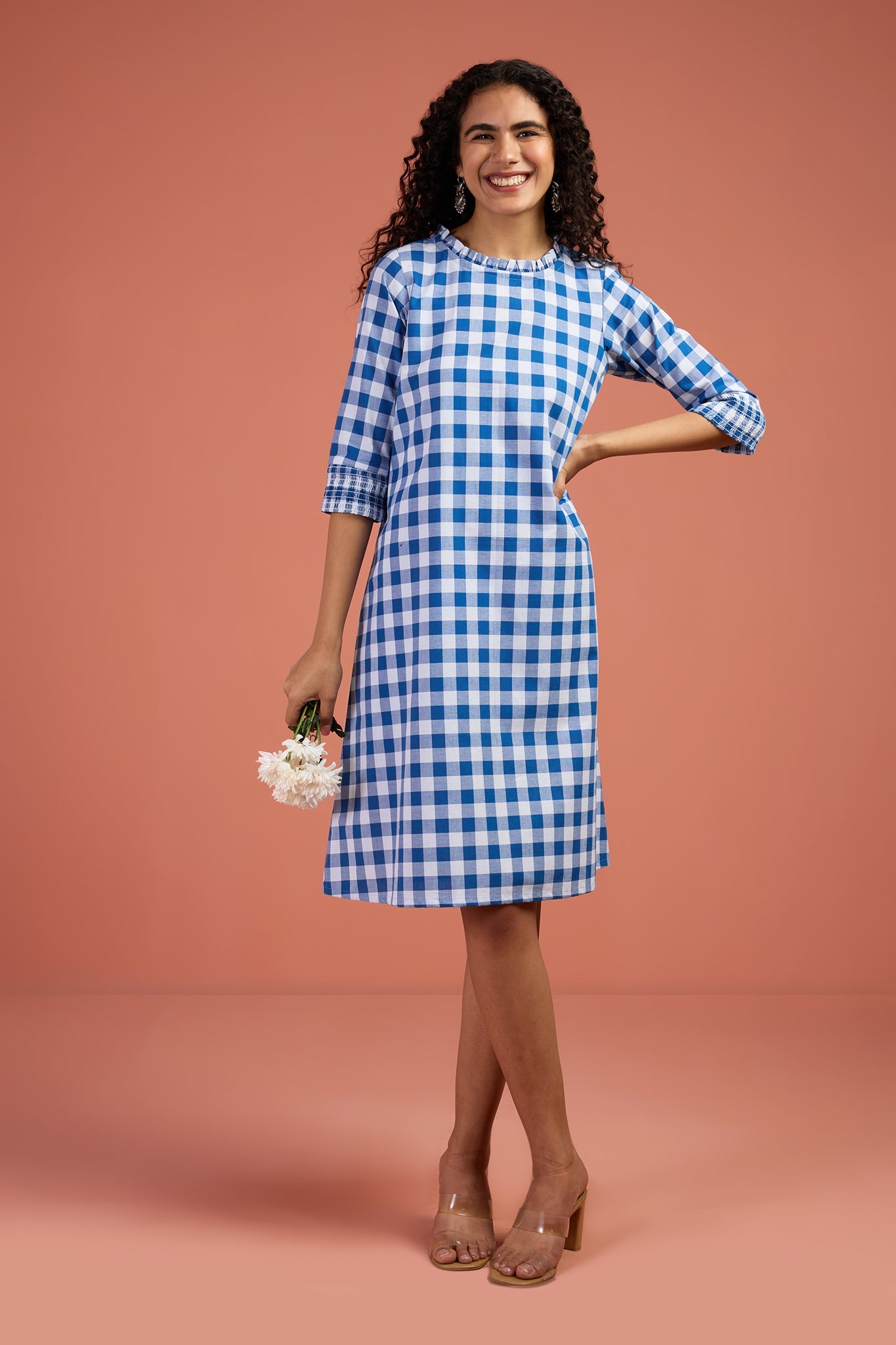 knee length shift dress