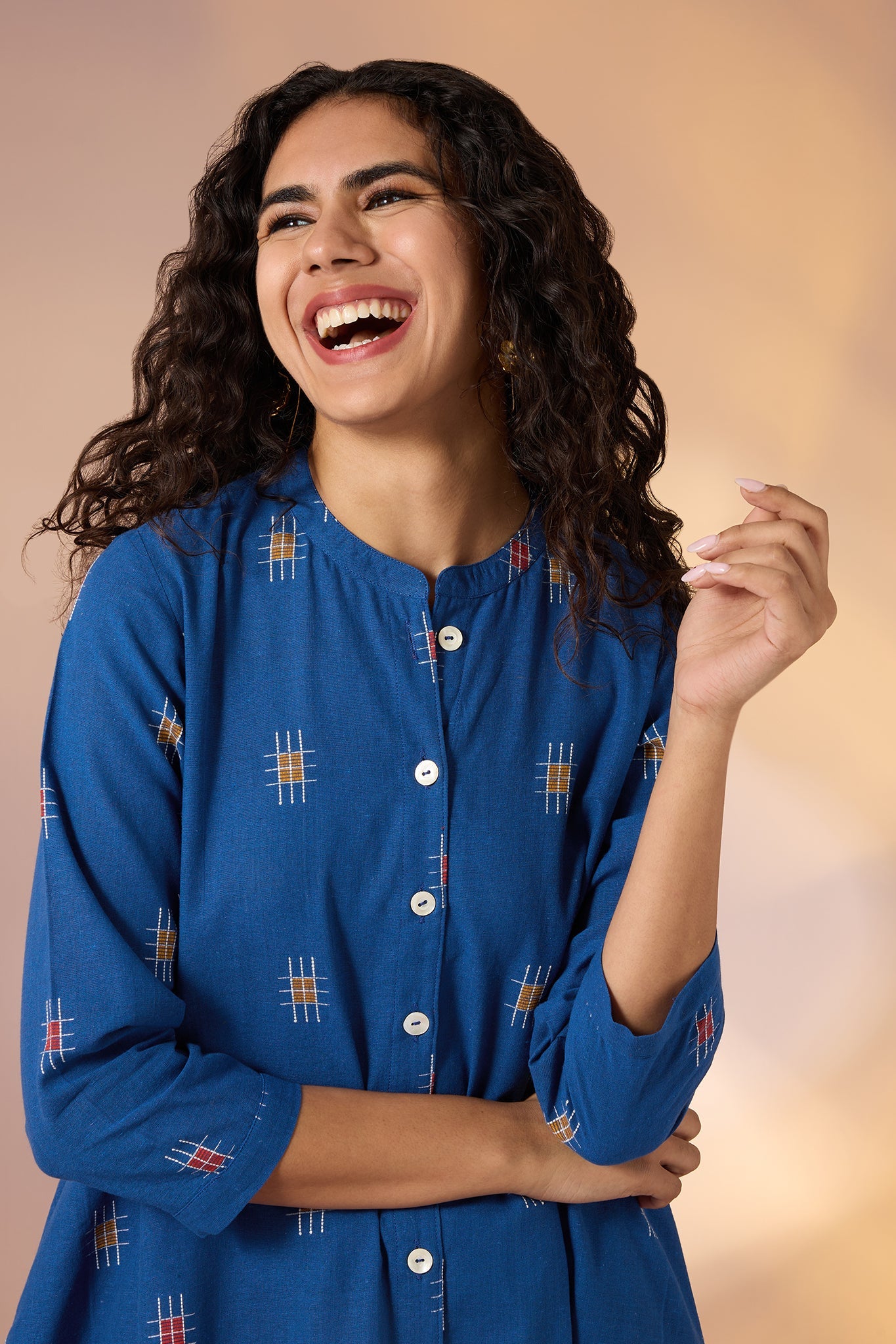 button down kurta
