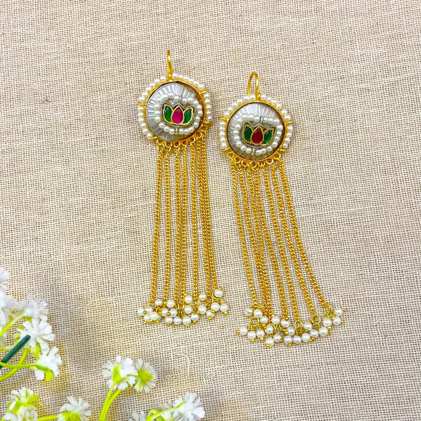 dangle chain earrings