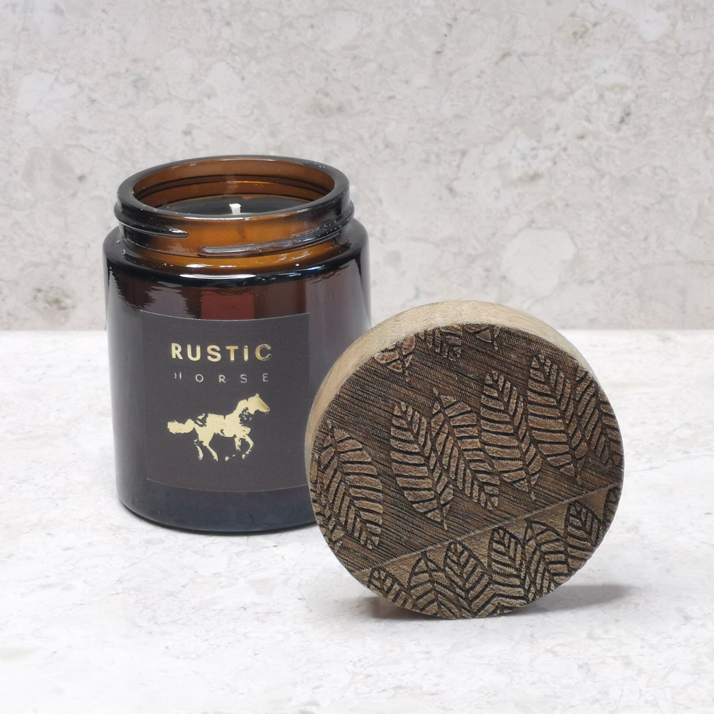 Deep Rose Handpoured Art Jar