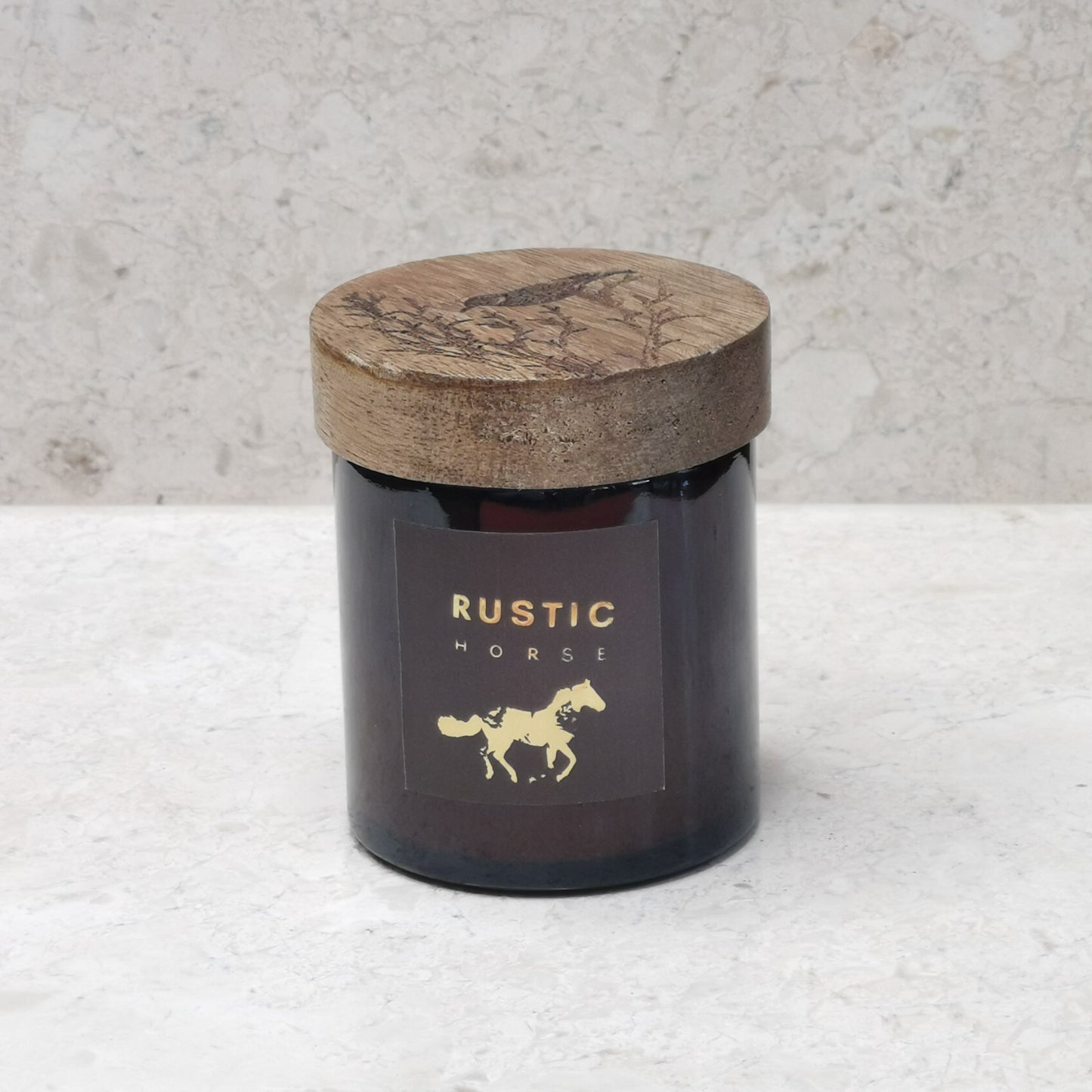 Deep Rose Handpoured Art Jar