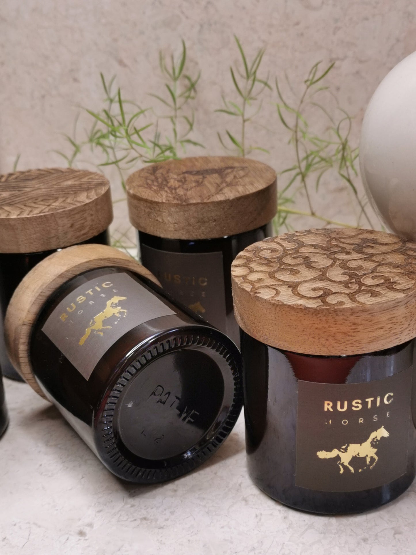 Deep Rose Handpoured Art Jar