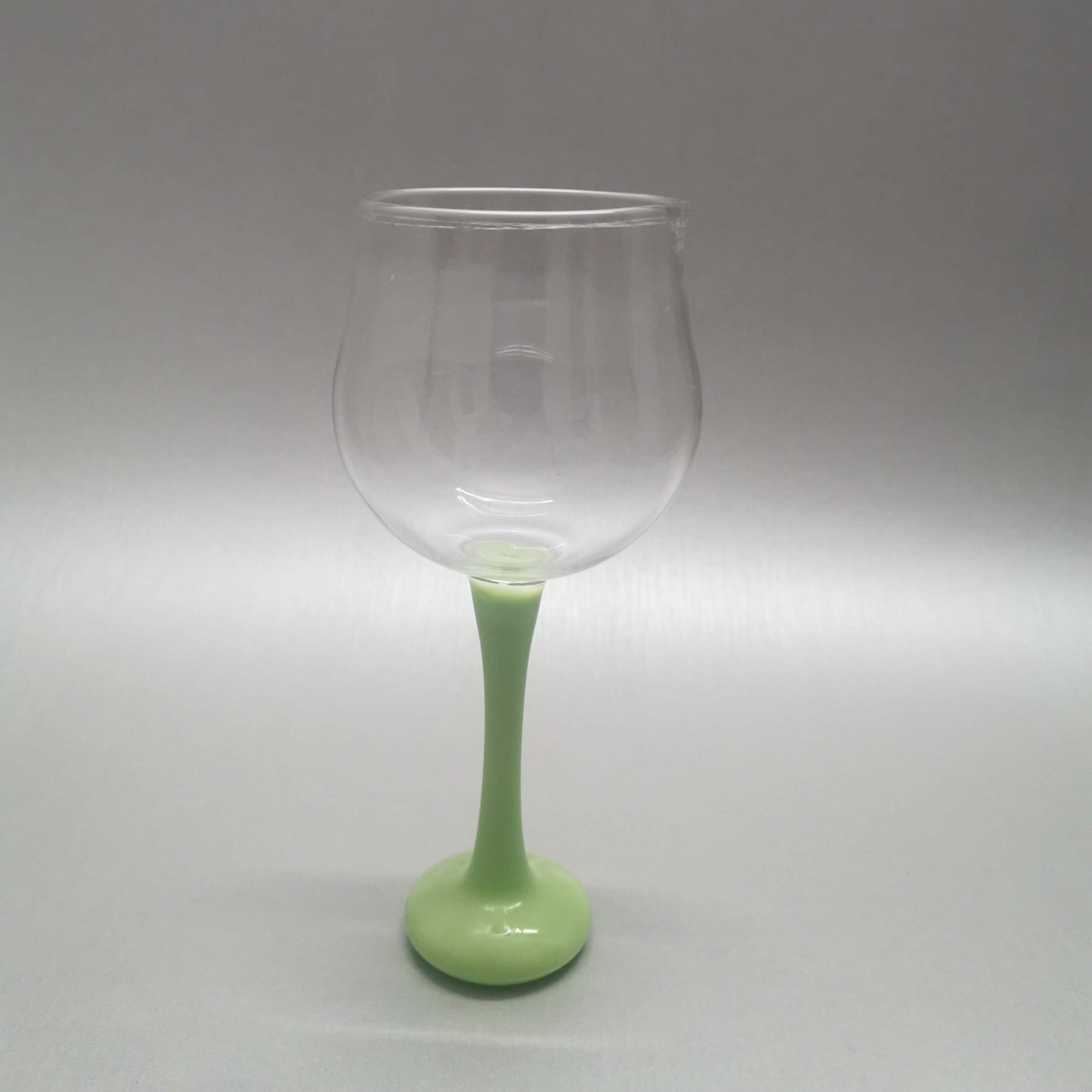Paris Green Wine Glass
