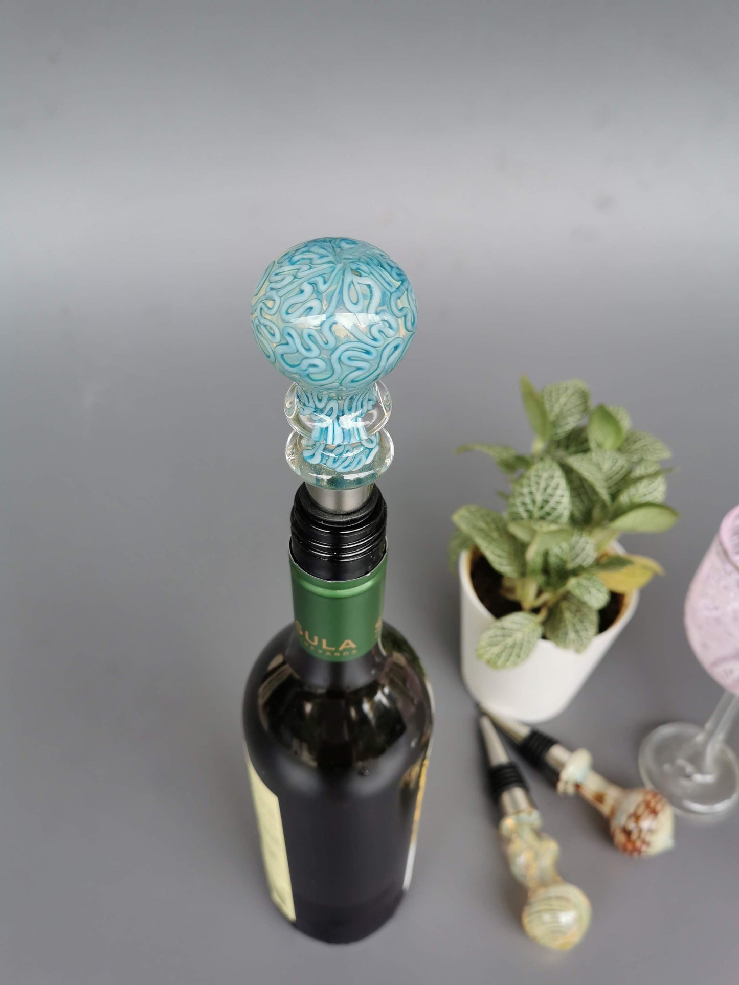 Belice Handblown Glass Wine Stoppers